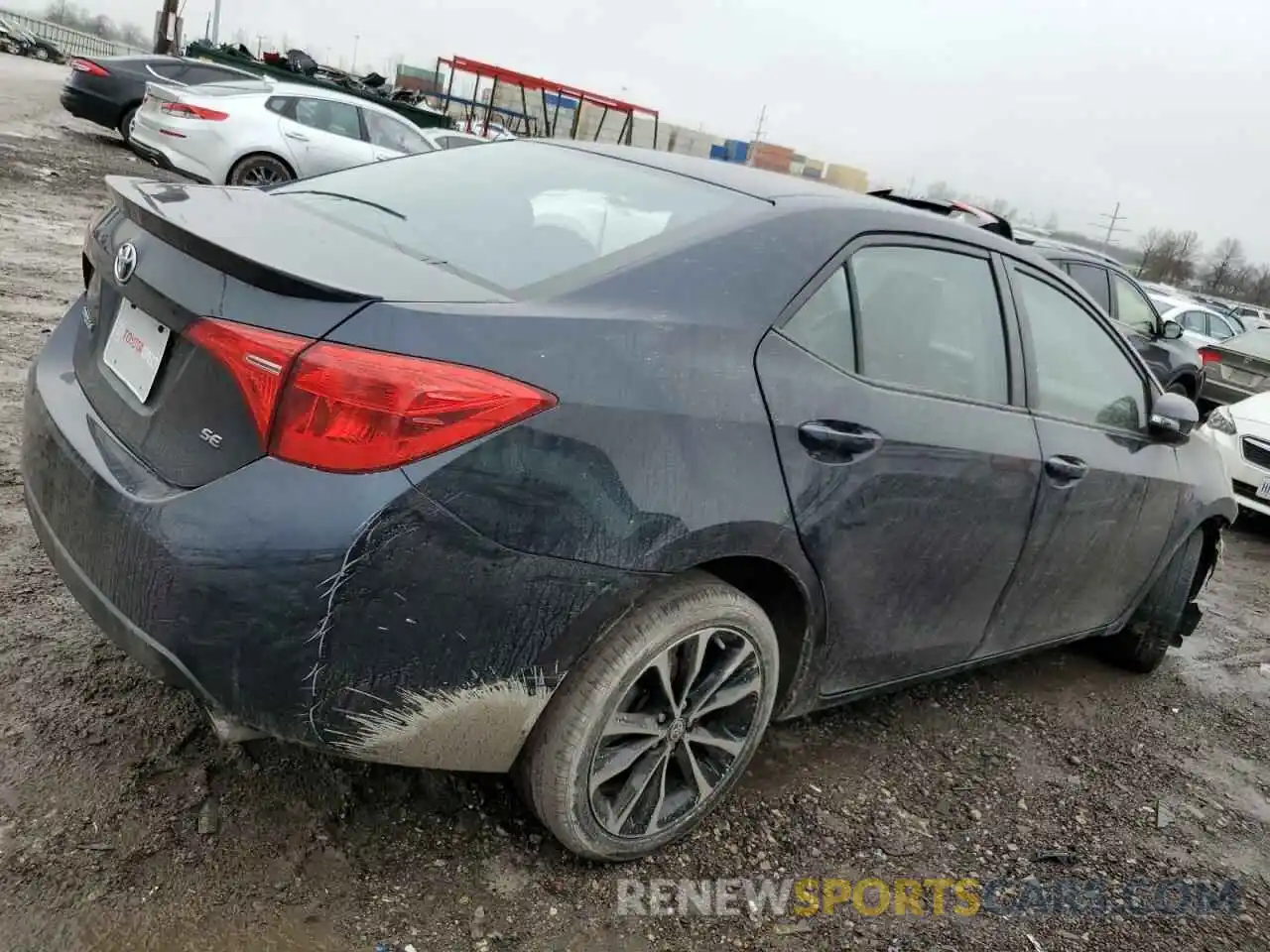 3 Photograph of a damaged car 2T1BURHE3KC167771 TOYOTA COROLLA 2019