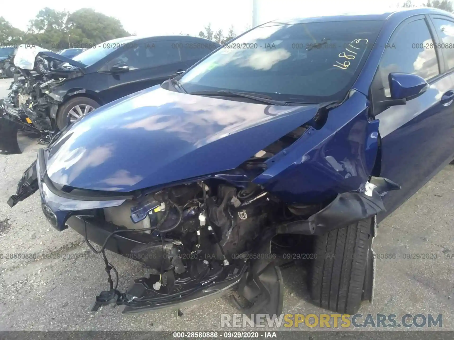 6 Photograph of a damaged car 2T1BURHE3KC168113 TOYOTA COROLLA 2019