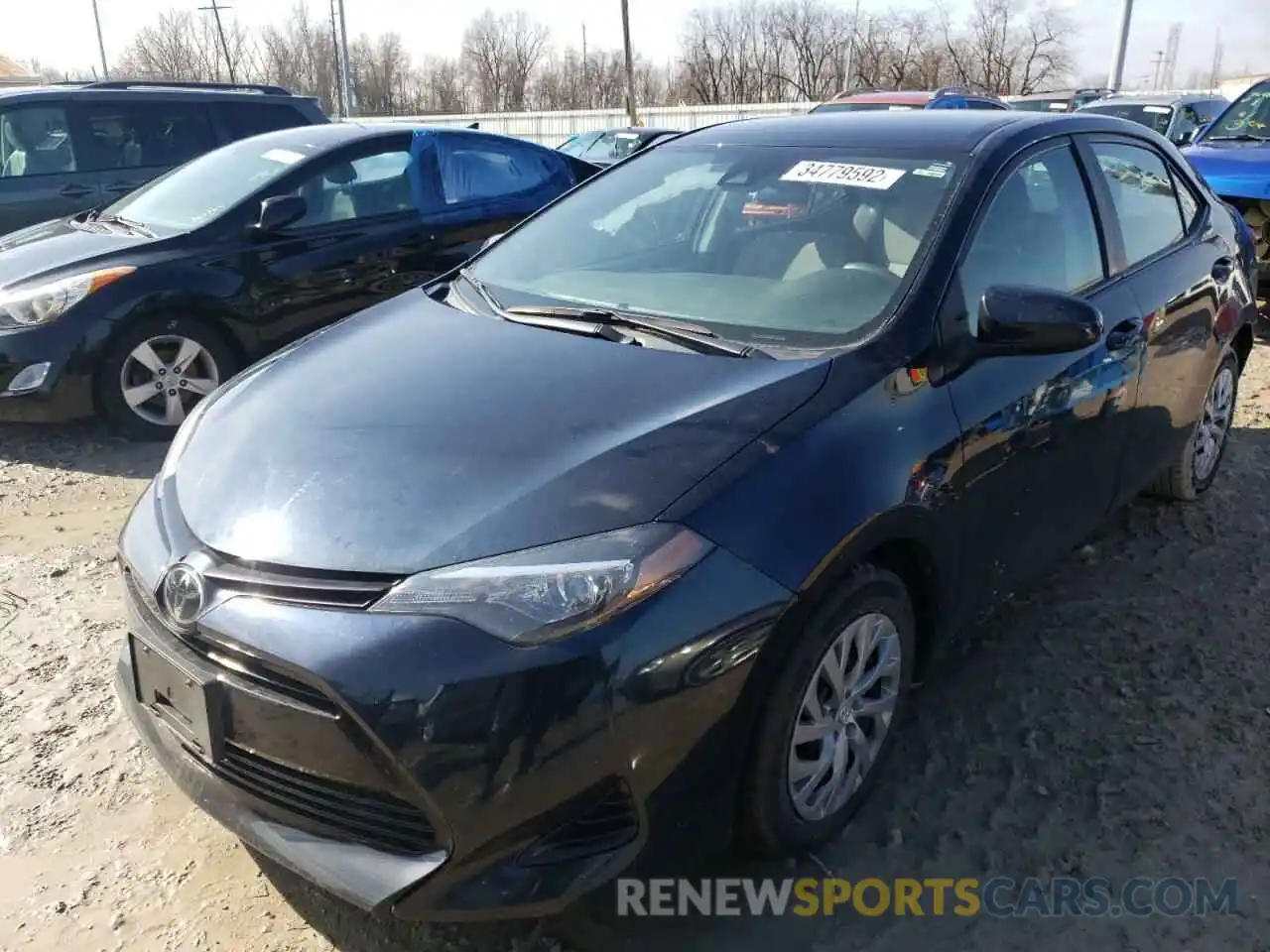 2 Photograph of a damaged car 2T1BURHE3KC168502 TOYOTA COROLLA 2019