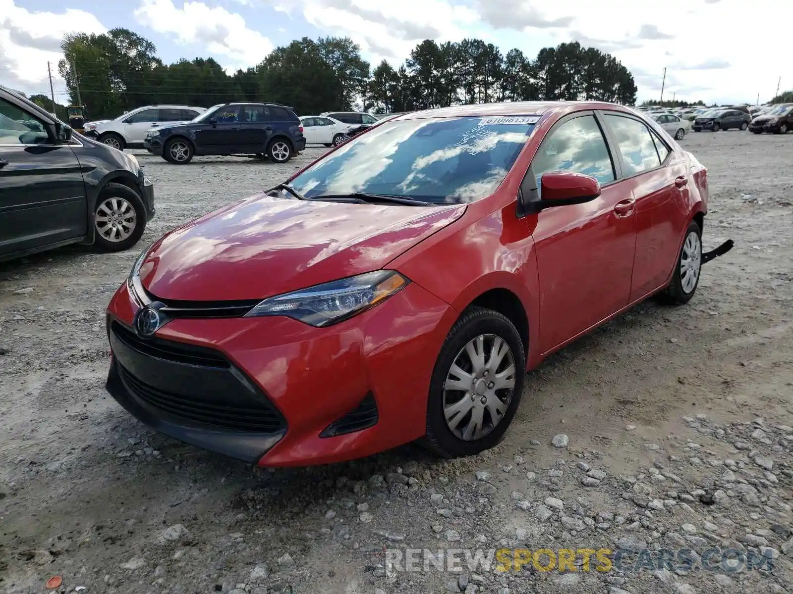 2 Photograph of a damaged car 2T1BURHE3KC169116 TOYOTA COROLLA 2019