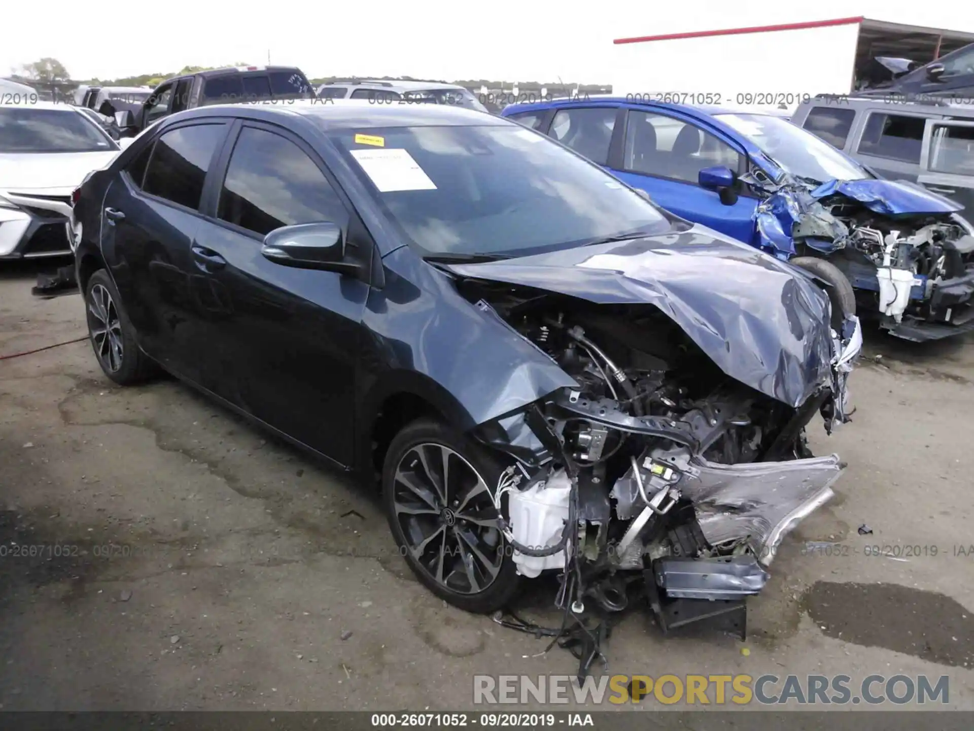 1 Photograph of a damaged car 2T1BURHE3KC169536 TOYOTA COROLLA 2019