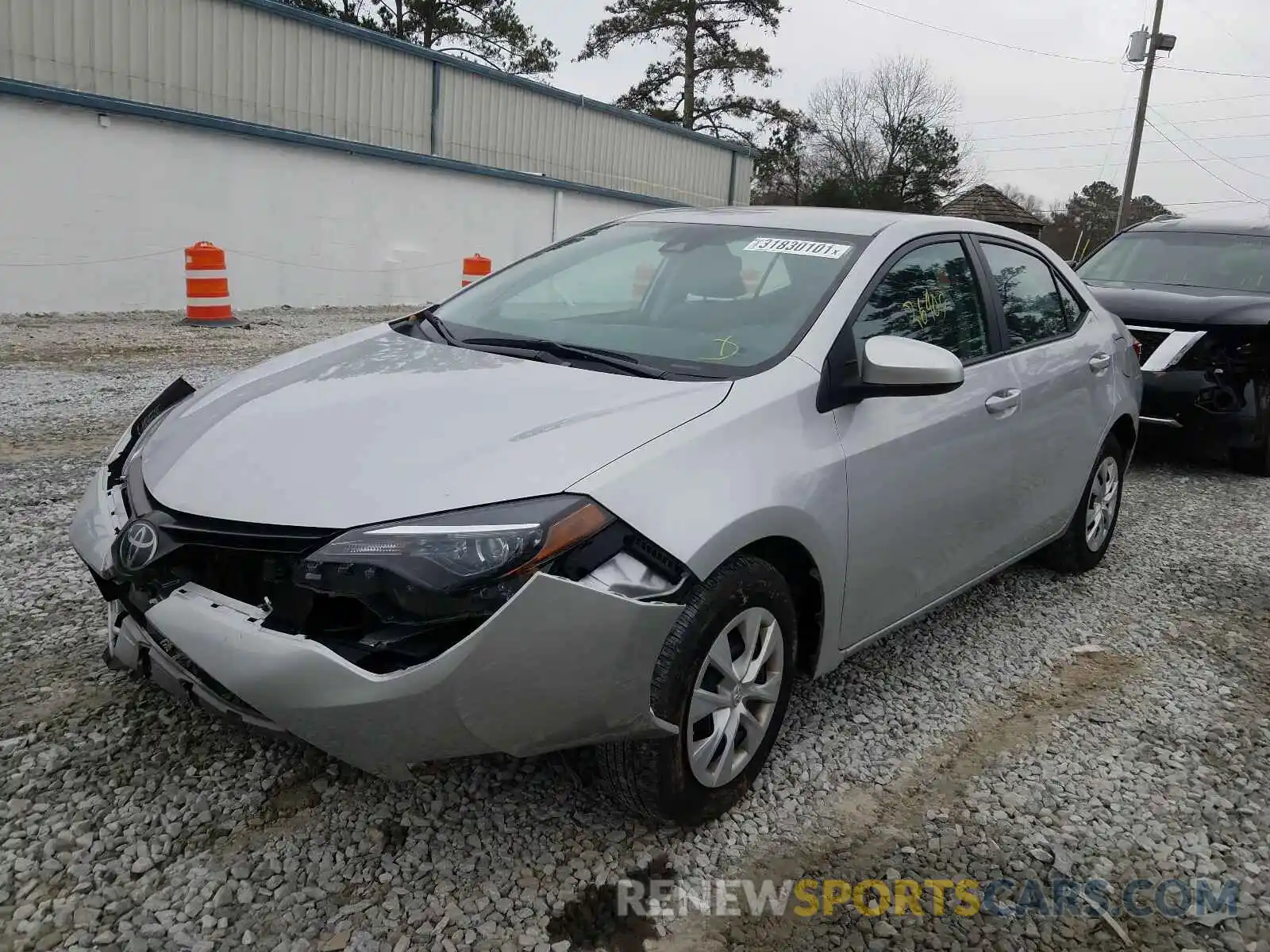 2 Photograph of a damaged car 2T1BURHE3KC169939 TOYOTA COROLLA 2019