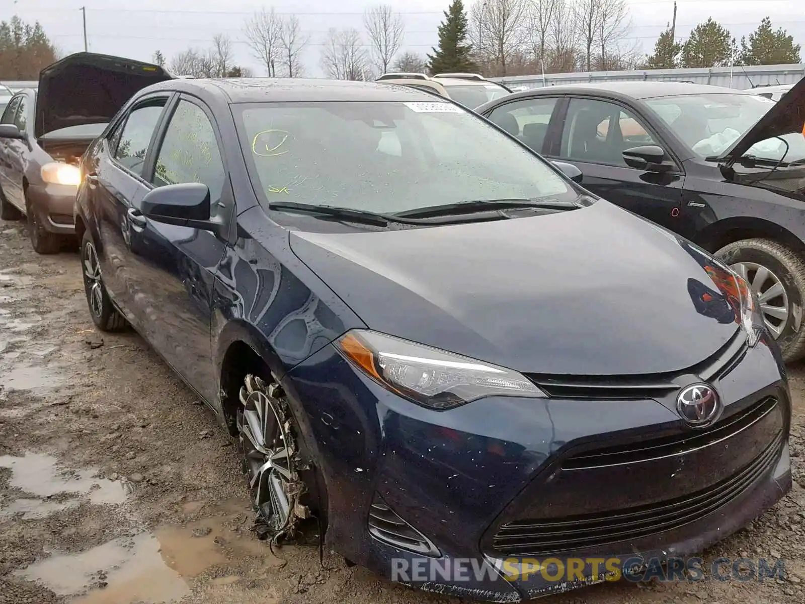 1 Photograph of a damaged car 2T1BURHE3KC170010 TOYOTA COROLLA 2019