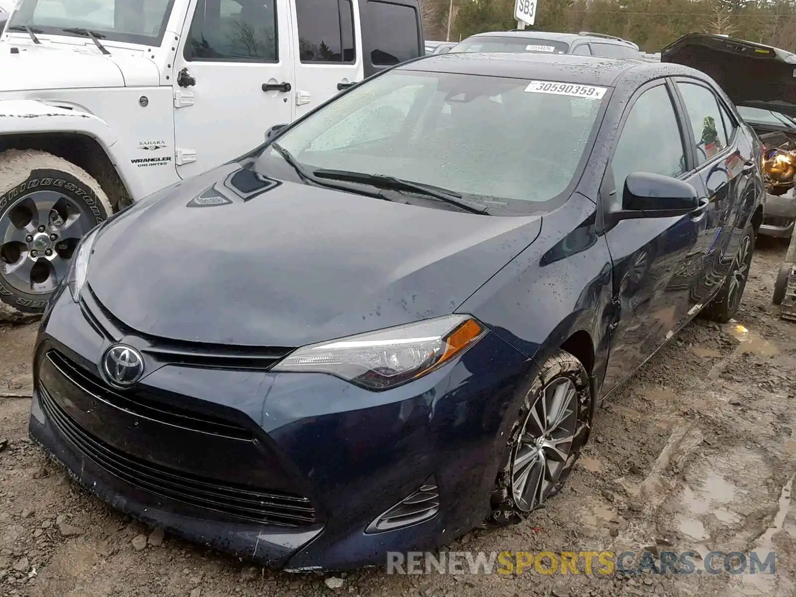 2 Photograph of a damaged car 2T1BURHE3KC170010 TOYOTA COROLLA 2019