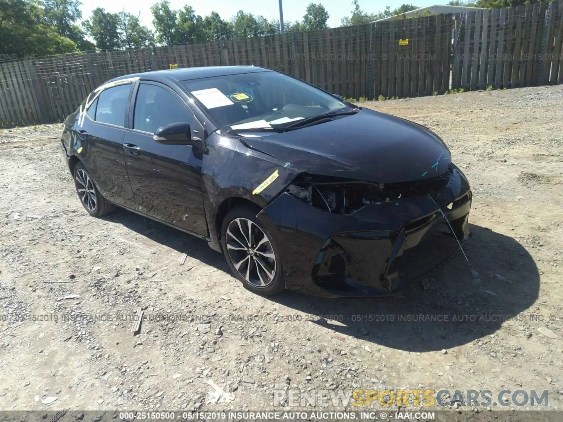 1 Photograph of a damaged car 2T1BURHE3KC170119 TOYOTA COROLLA 2019