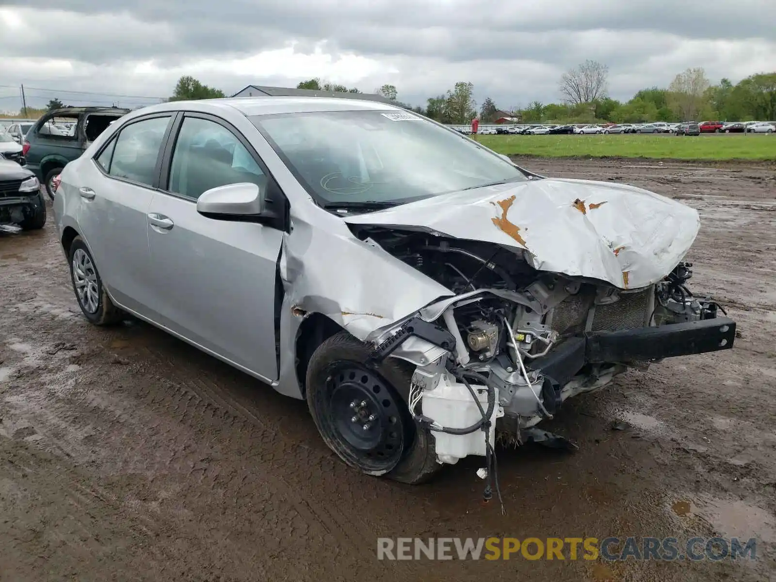 1 Photograph of a damaged car 2T1BURHE3KC170296 TOYOTA COROLLA 2019