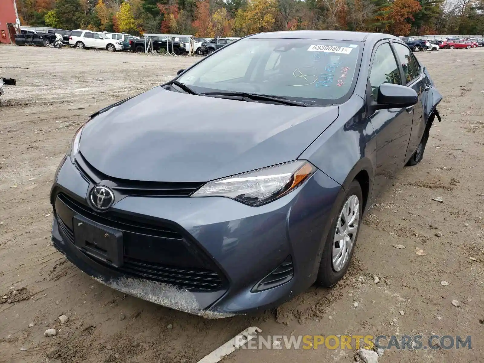 2 Photograph of a damaged car 2T1BURHE3KC170931 TOYOTA COROLLA 2019