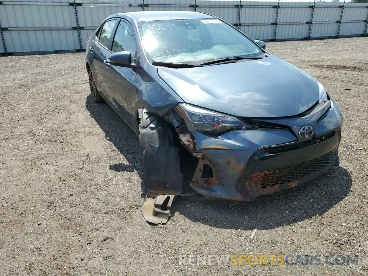 1 Photograph of a damaged car 2T1BURHE3KC171142 TOYOTA COROLLA 2019