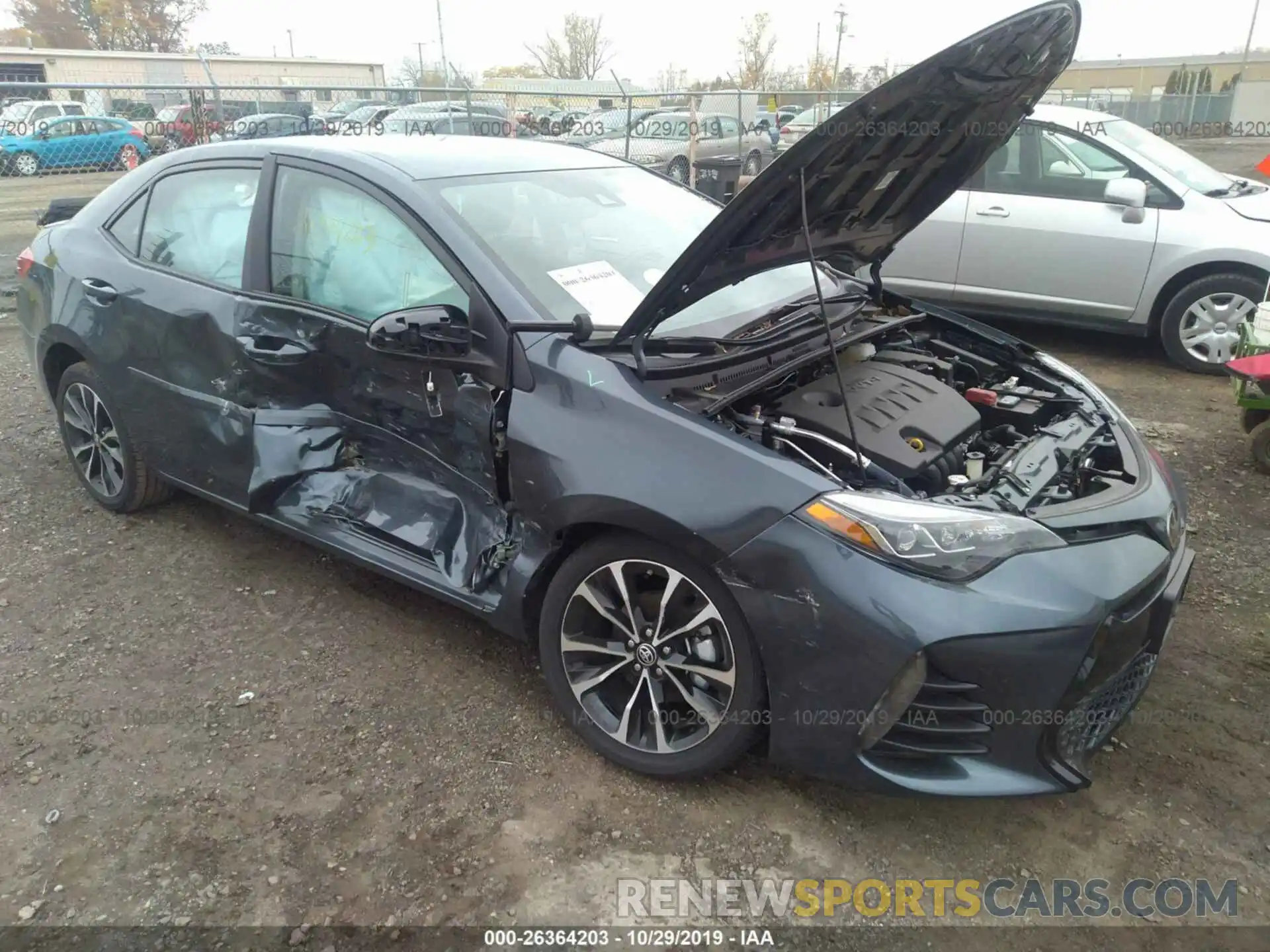 1 Photograph of a damaged car 2T1BURHE3KC171271 TOYOTA COROLLA 2019