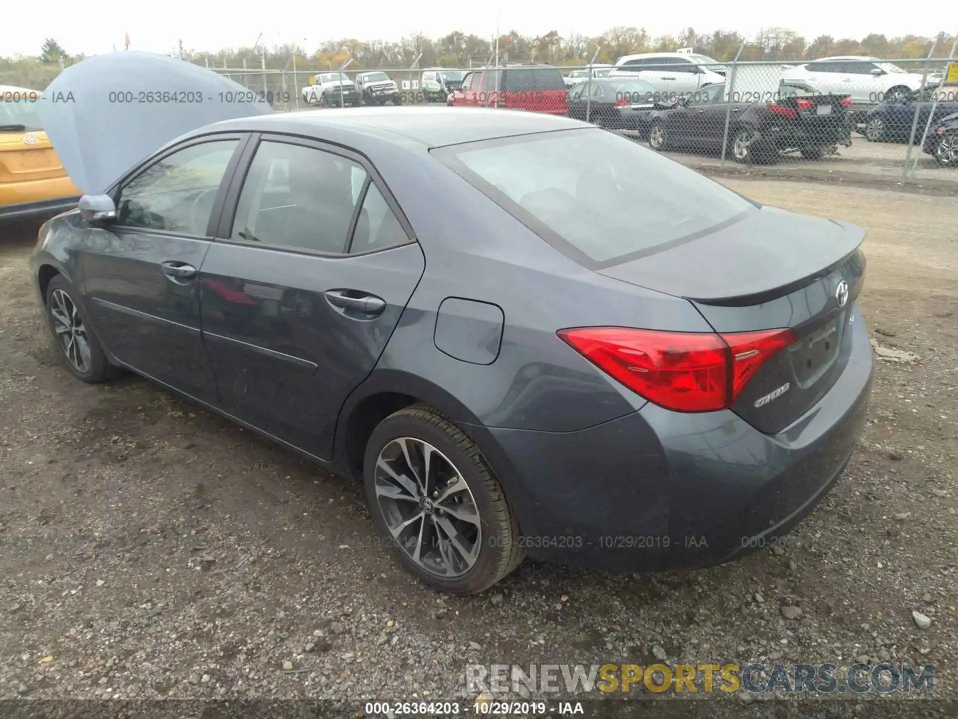 3 Photograph of a damaged car 2T1BURHE3KC171271 TOYOTA COROLLA 2019