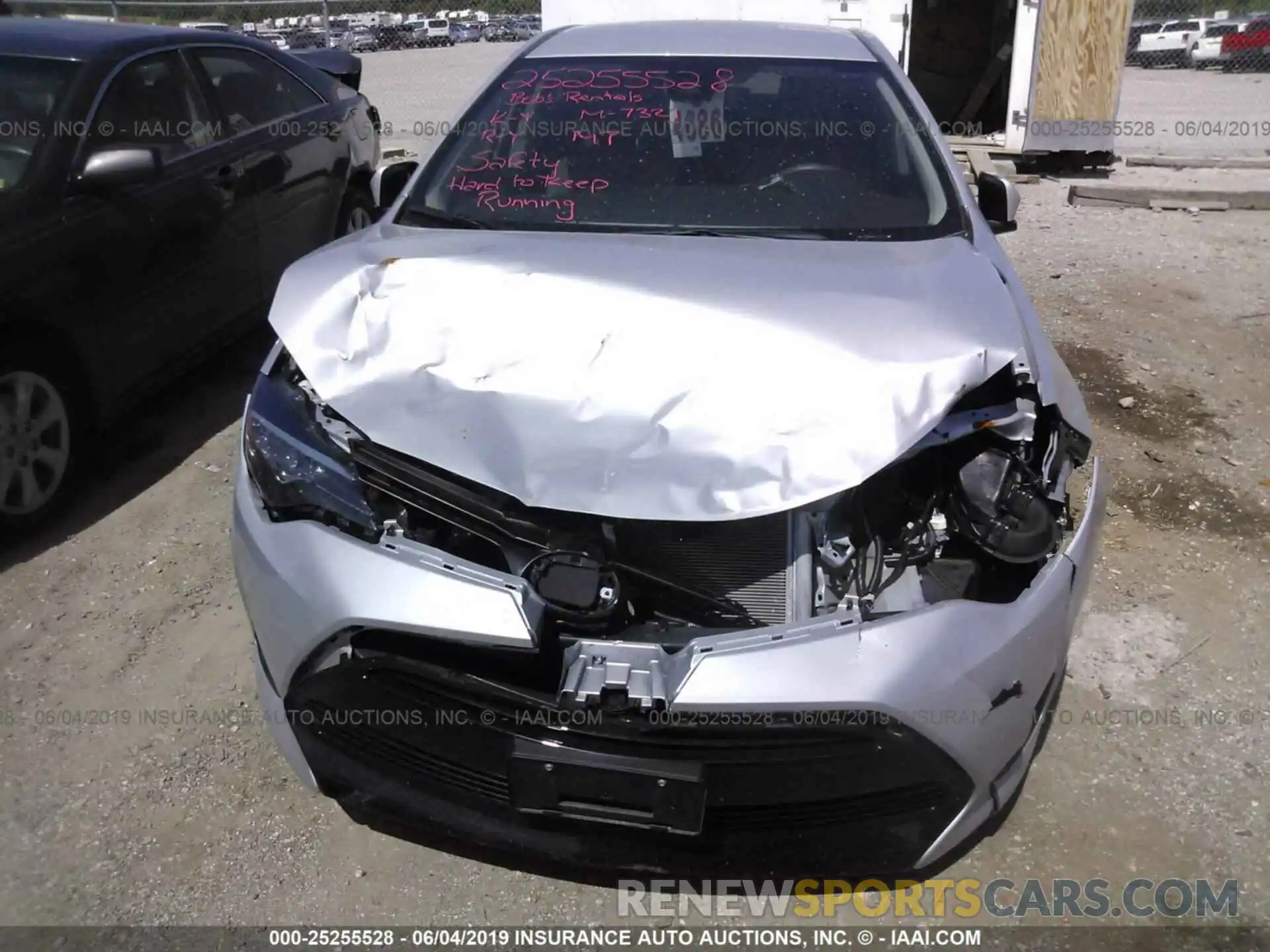 6 Photograph of a damaged car 2T1BURHE3KC171979 TOYOTA COROLLA 2019