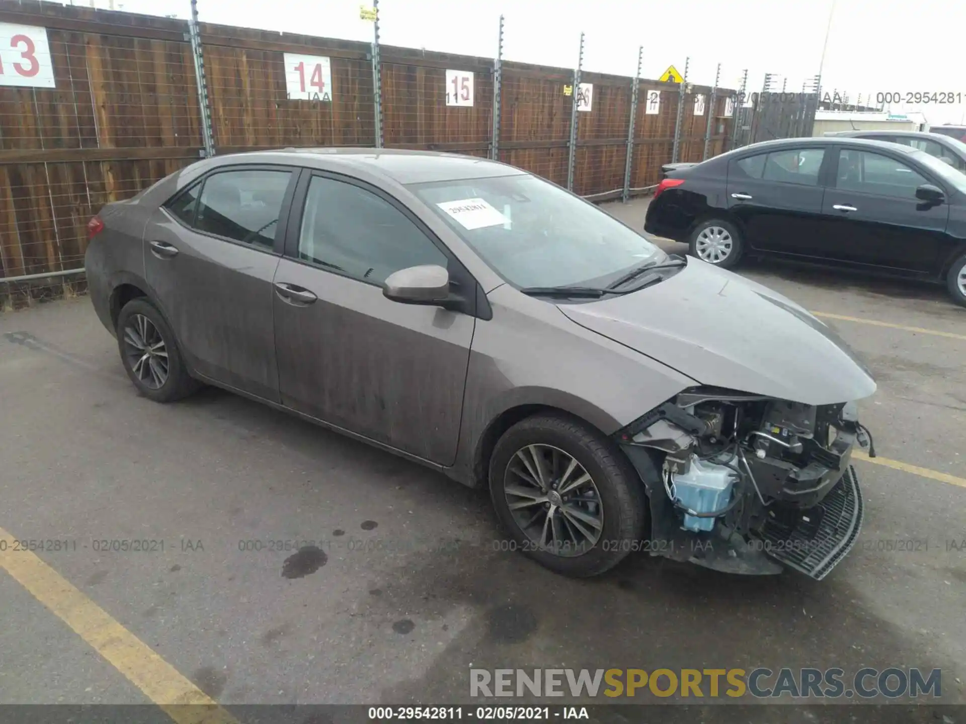 1 Photograph of a damaged car 2T1BURHE3KC172260 TOYOTA COROLLA 2019