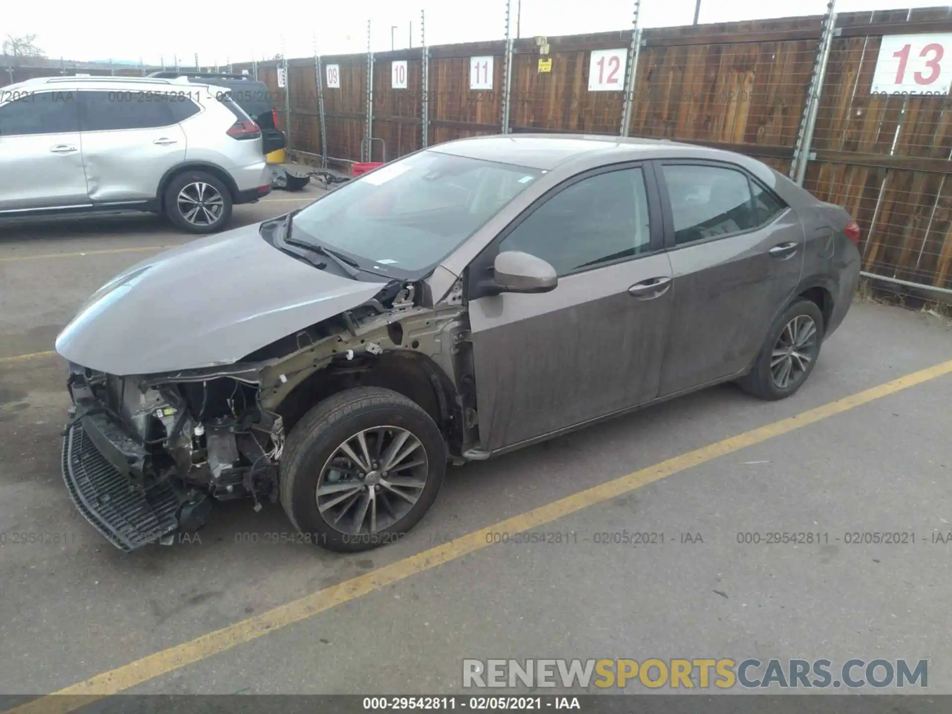 2 Photograph of a damaged car 2T1BURHE3KC172260 TOYOTA COROLLA 2019