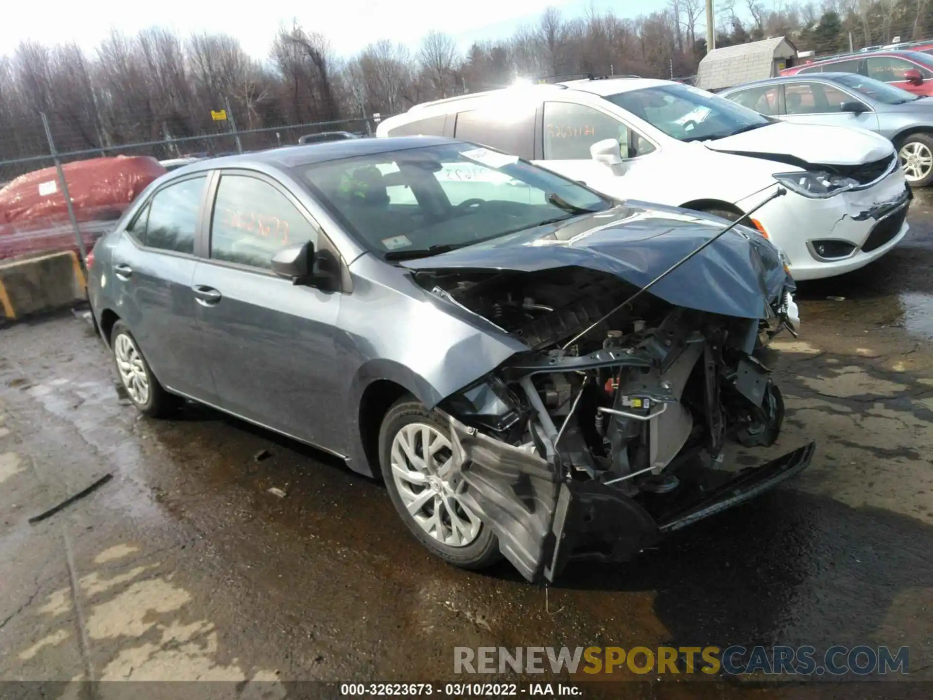 1 Photograph of a damaged car 2T1BURHE3KC172565 TOYOTA COROLLA 2019