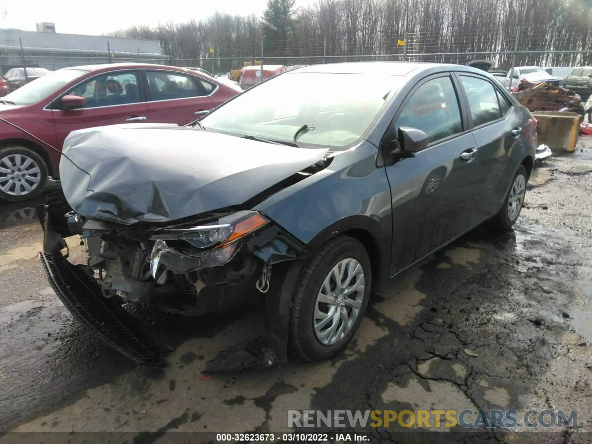 2 Photograph of a damaged car 2T1BURHE3KC172565 TOYOTA COROLLA 2019