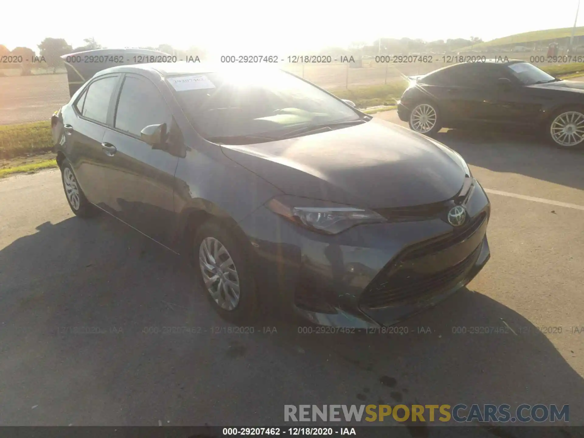 1 Photograph of a damaged car 2T1BURHE3KC172632 TOYOTA COROLLA 2019