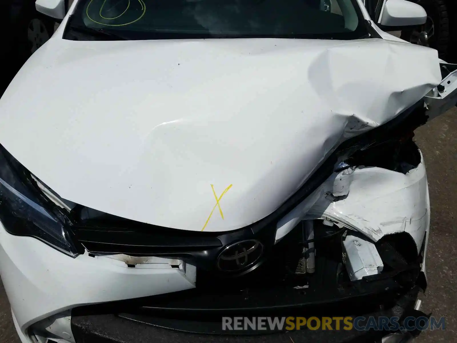 7 Photograph of a damaged car 2T1BURHE3KC172727 TOYOTA COROLLA 2019