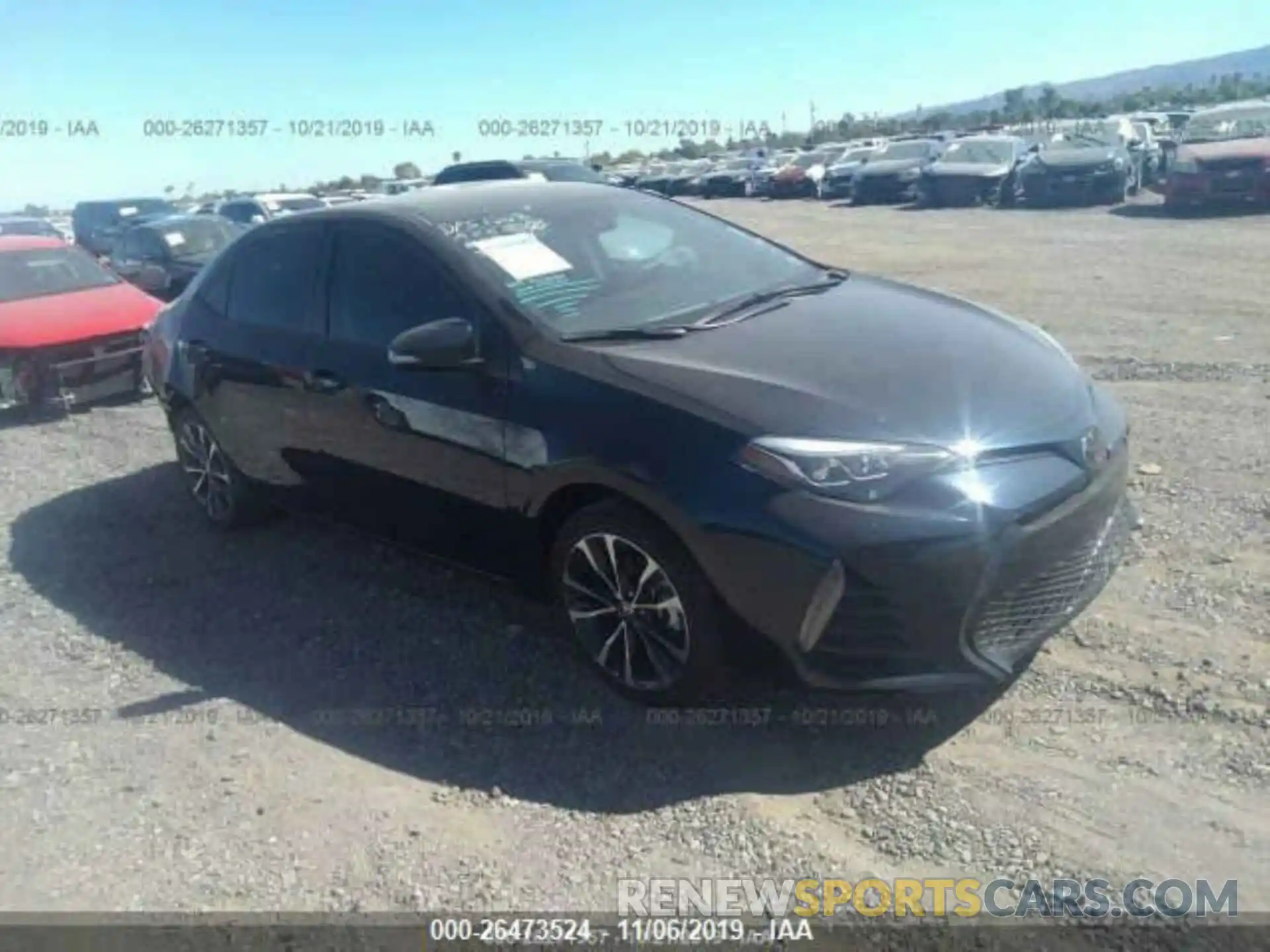 1 Photograph of a damaged car 2T1BURHE3KC172744 TOYOTA COROLLA 2019