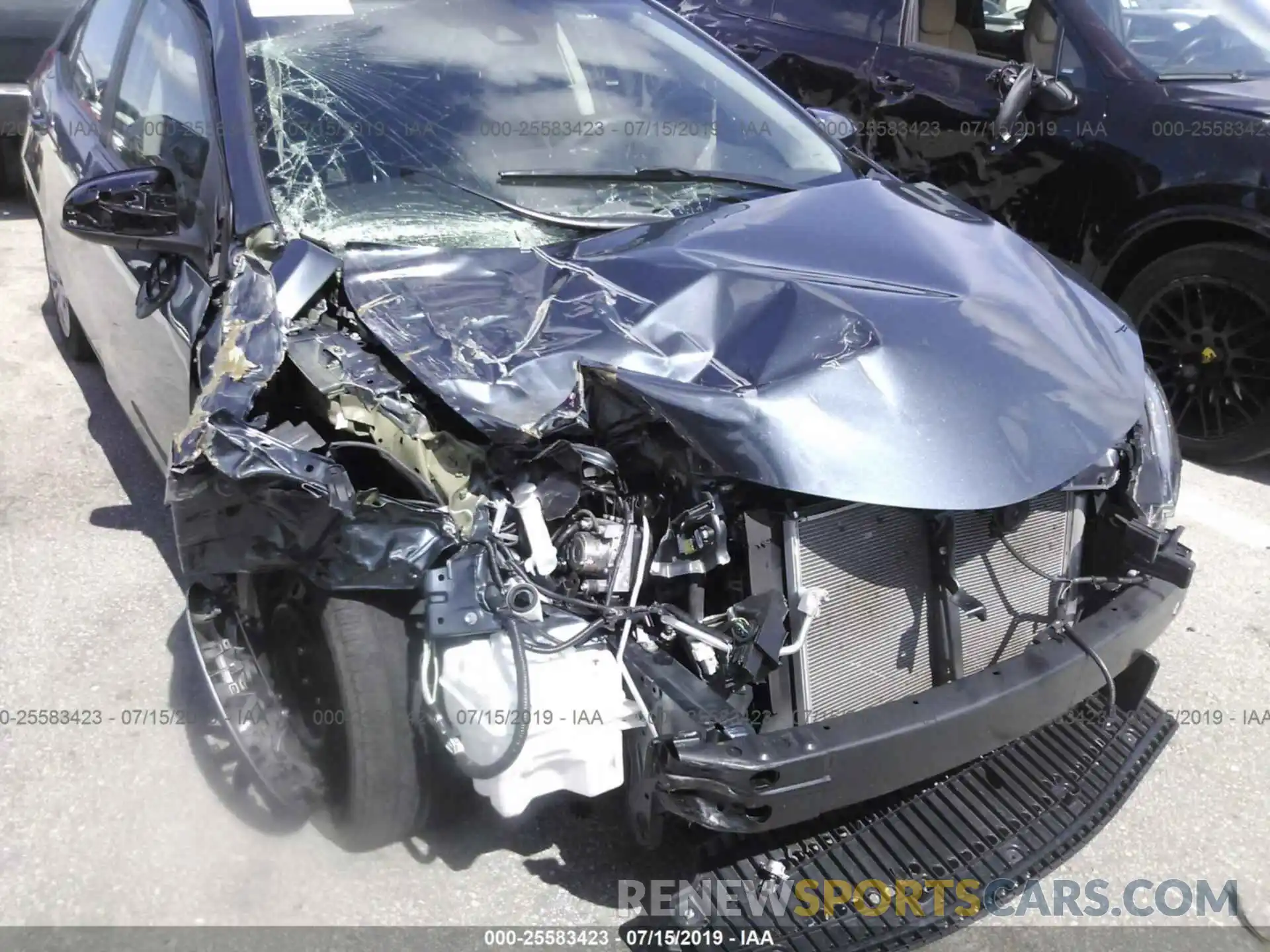 6 Photograph of a damaged car 2T1BURHE3KC173571 TOYOTA COROLLA 2019