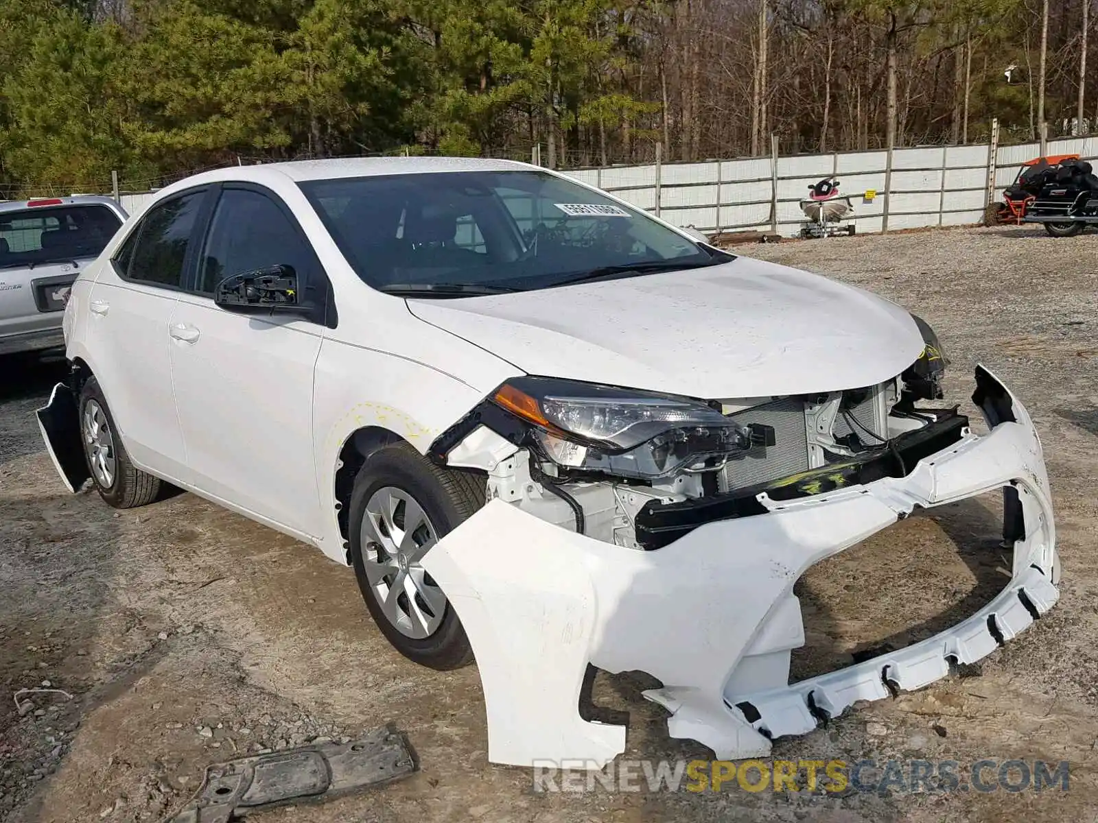 1 Photograph of a damaged car 2T1BURHE3KC173988 TOYOTA COROLLA 2019