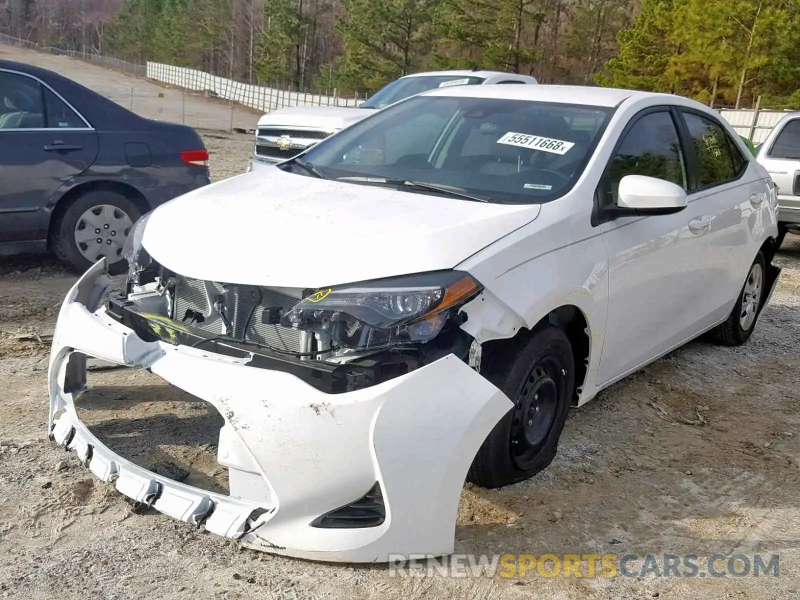 2 Photograph of a damaged car 2T1BURHE3KC173988 TOYOTA COROLLA 2019