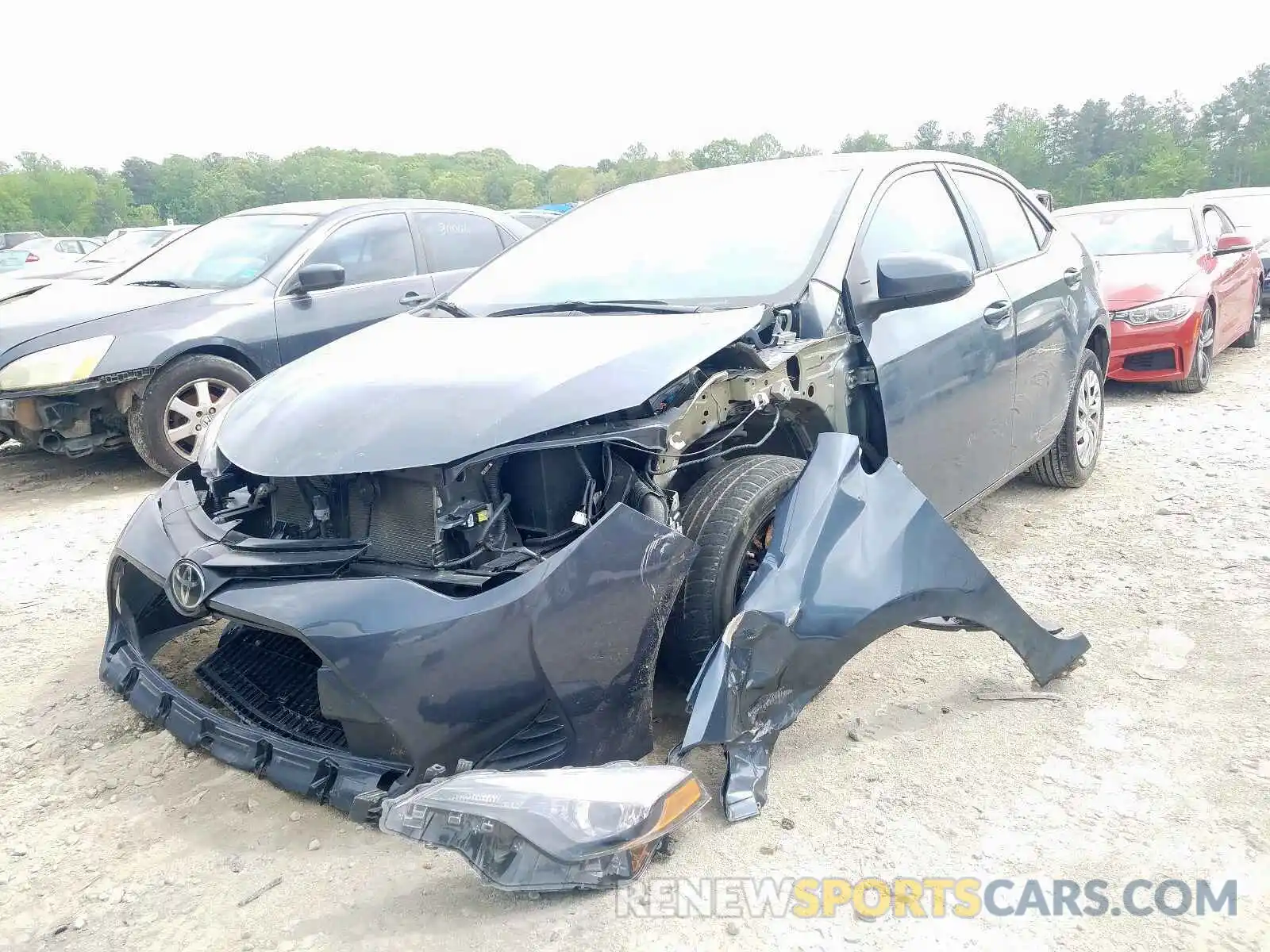 2 Photograph of a damaged car 2T1BURHE3KC174106 TOYOTA COROLLA 2019