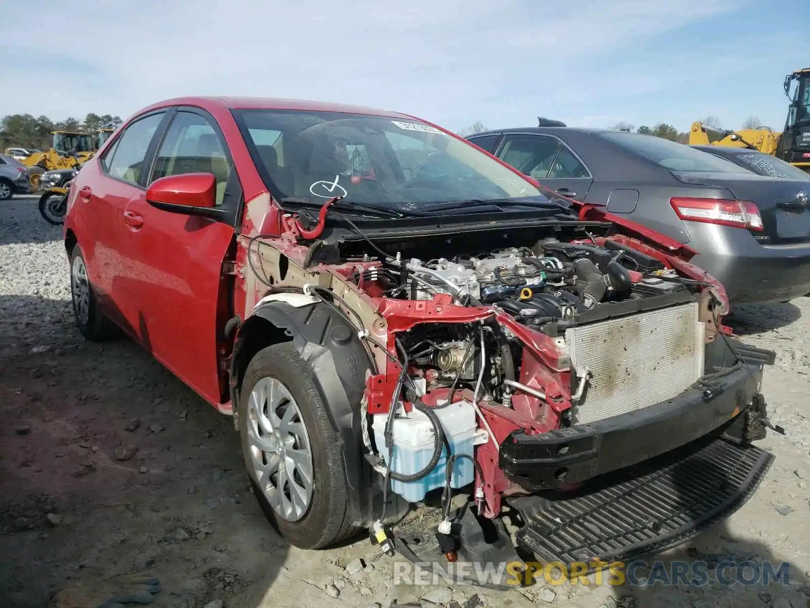 1 Photograph of a damaged car 2T1BURHE3KC174123 TOYOTA COROLLA 2019