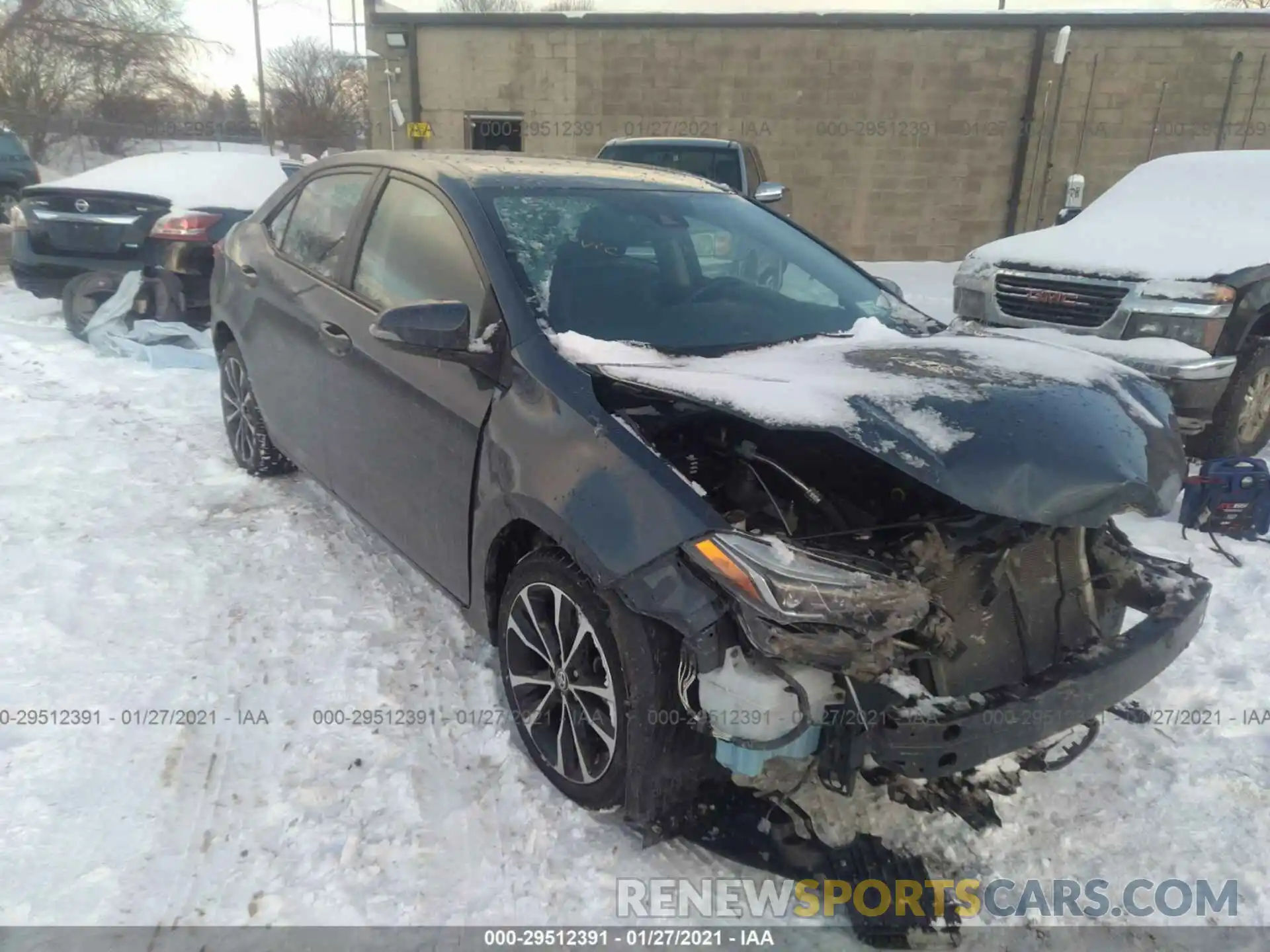 1 Photograph of a damaged car 2T1BURHE3KC175109 TOYOTA COROLLA 2019