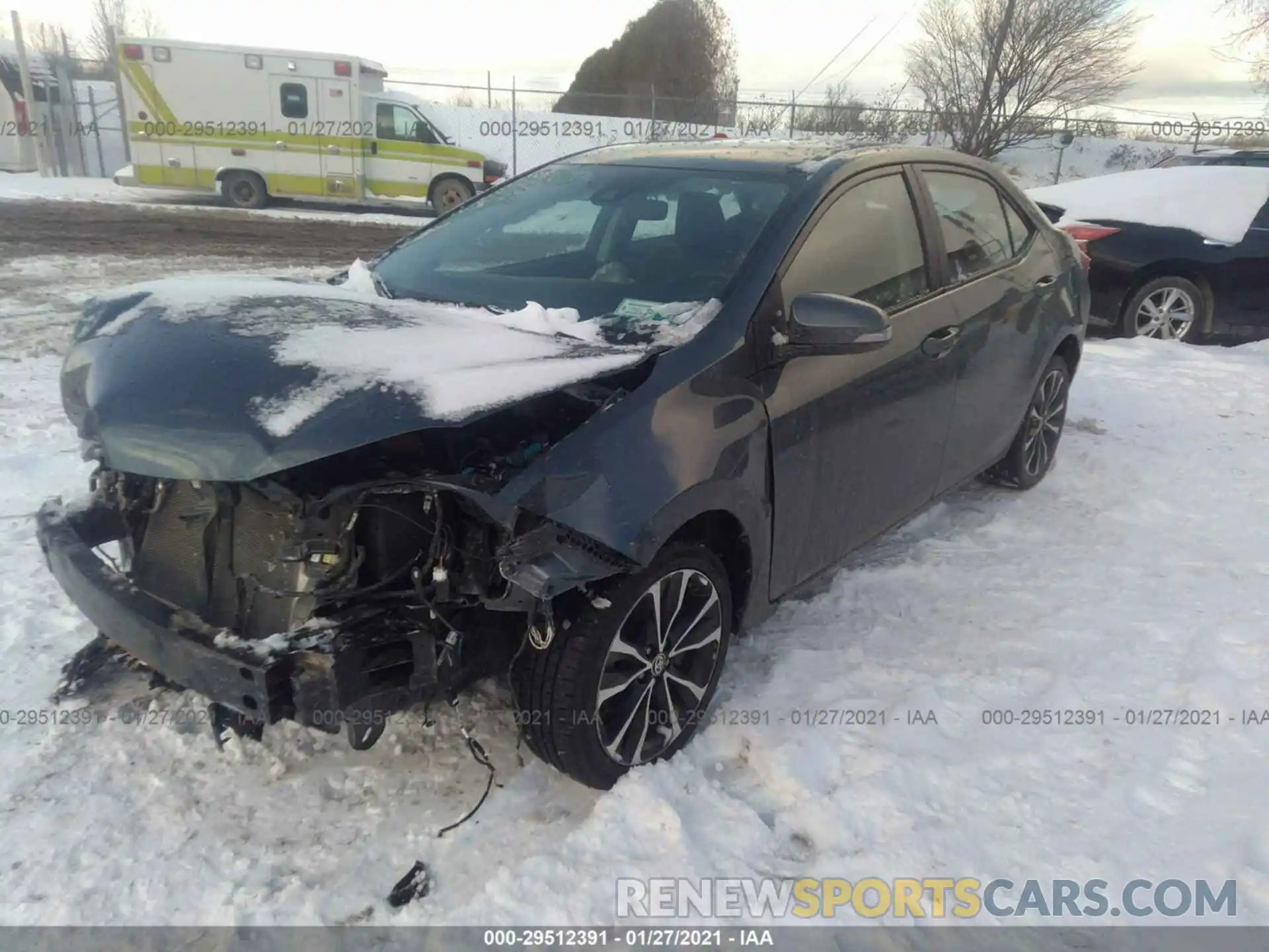 2 Photograph of a damaged car 2T1BURHE3KC175109 TOYOTA COROLLA 2019