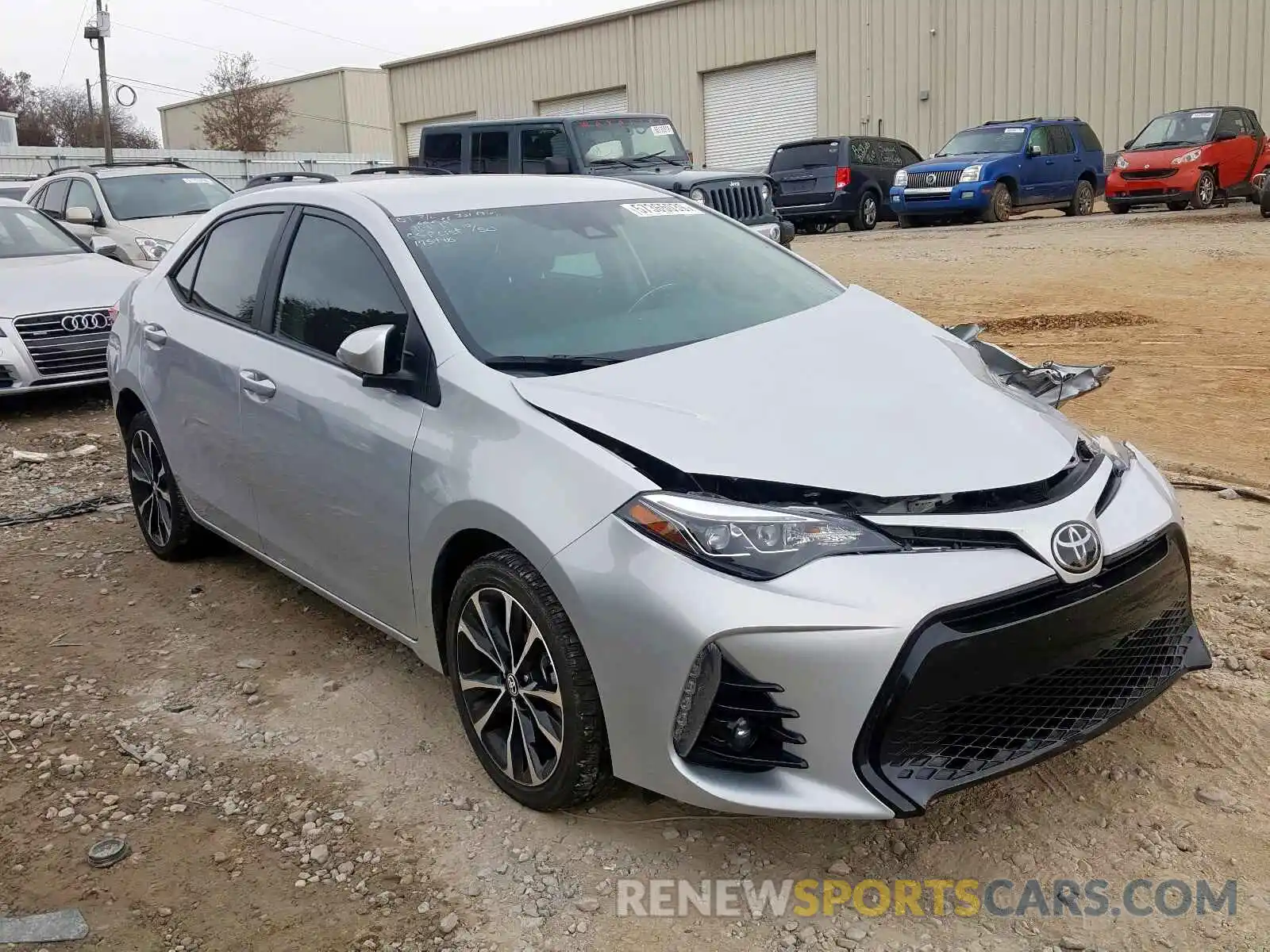 1 Photograph of a damaged car 2T1BURHE3KC175448 TOYOTA COROLLA 2019