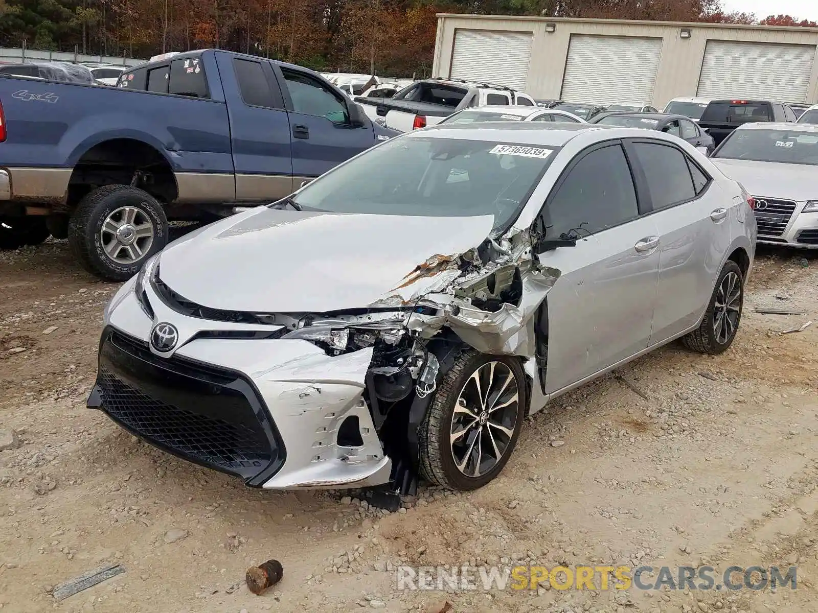 2 Photograph of a damaged car 2T1BURHE3KC175448 TOYOTA COROLLA 2019