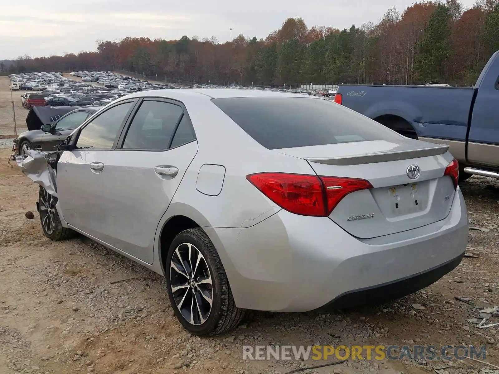 3 Photograph of a damaged car 2T1BURHE3KC175448 TOYOTA COROLLA 2019