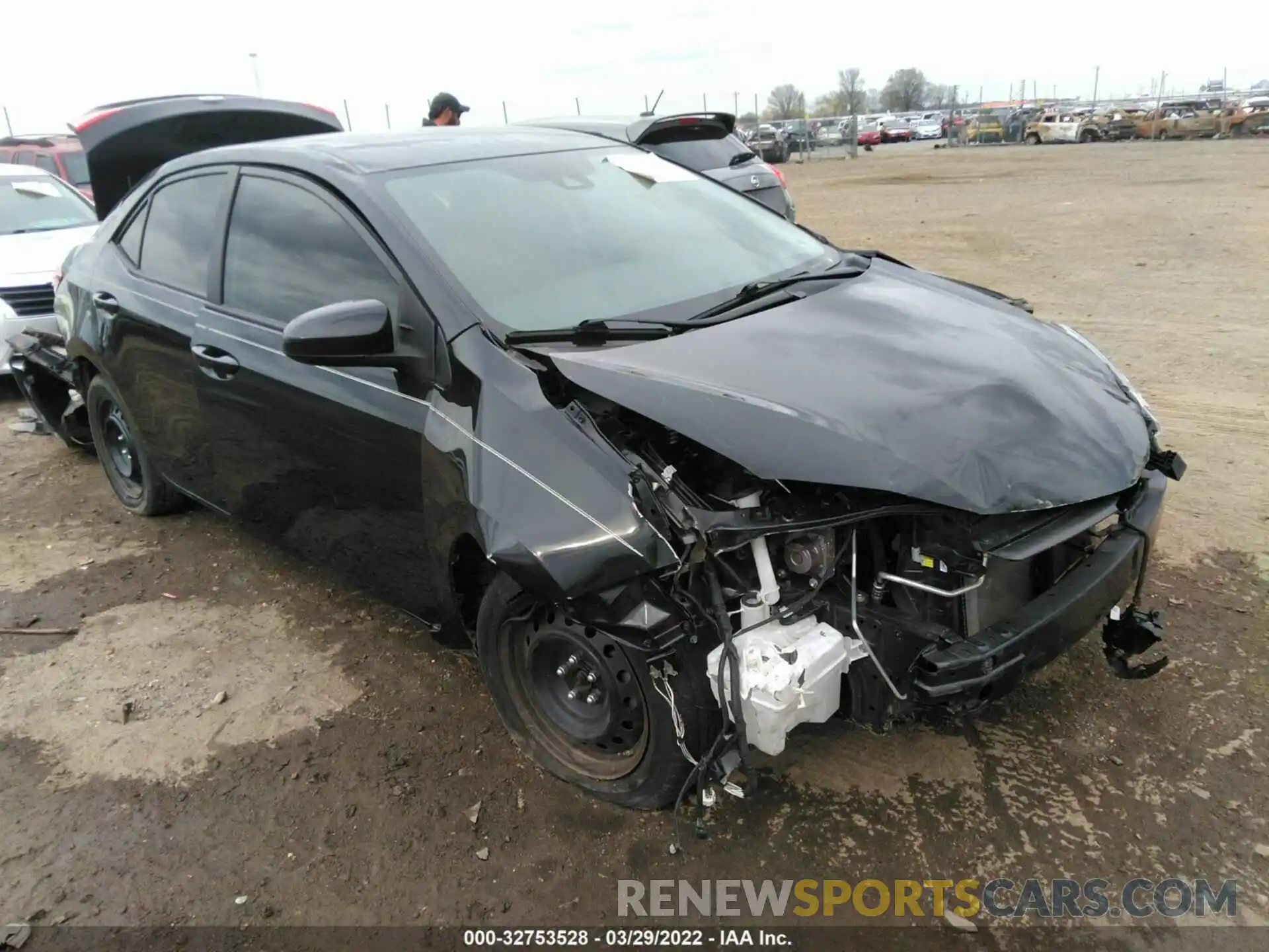 1 Photograph of a damaged car 2T1BURHE3KC175580 TOYOTA COROLLA 2019