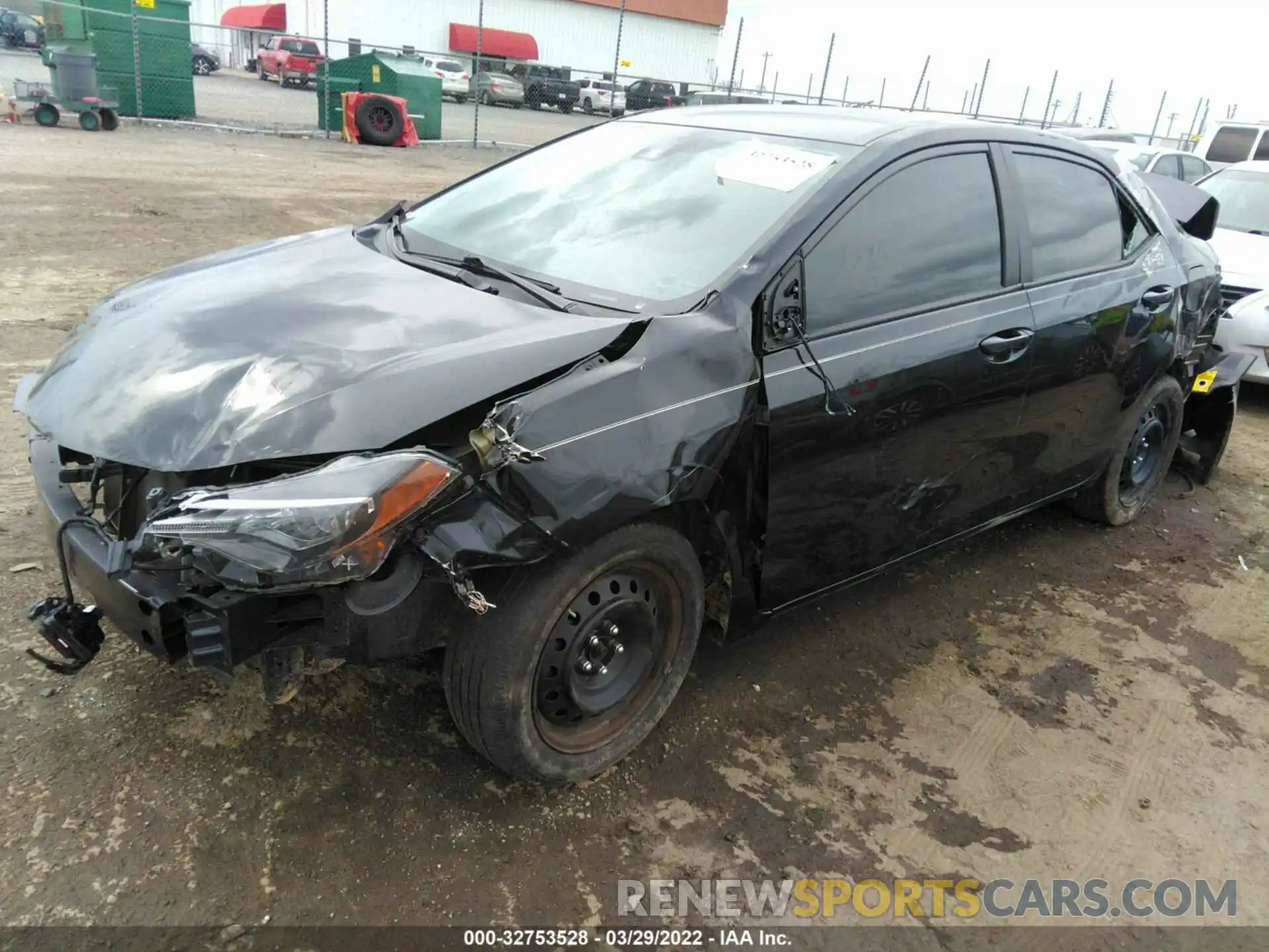 2 Photograph of a damaged car 2T1BURHE3KC175580 TOYOTA COROLLA 2019