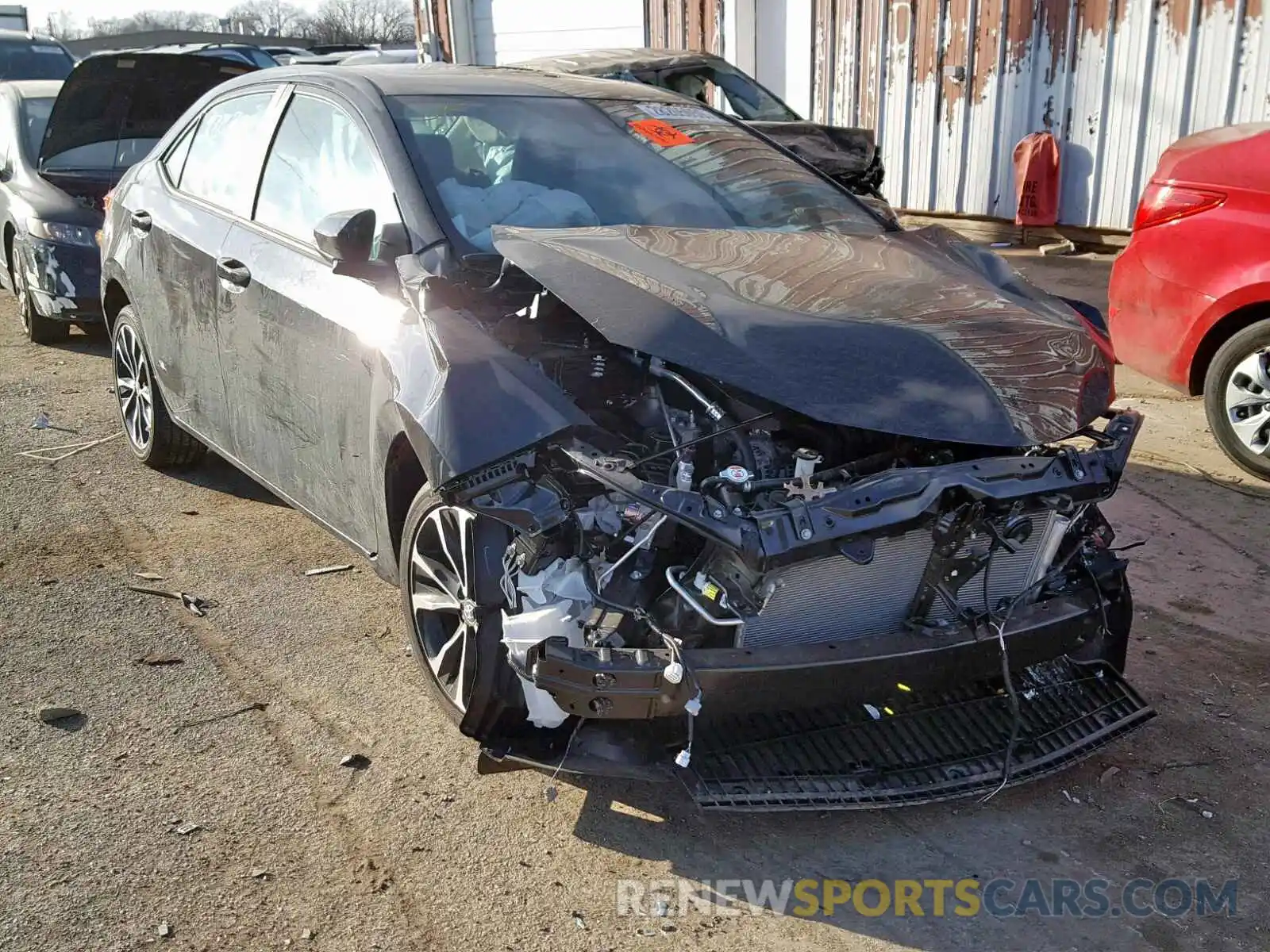 1 Photograph of a damaged car 2T1BURHE3KC175997 TOYOTA COROLLA 2019