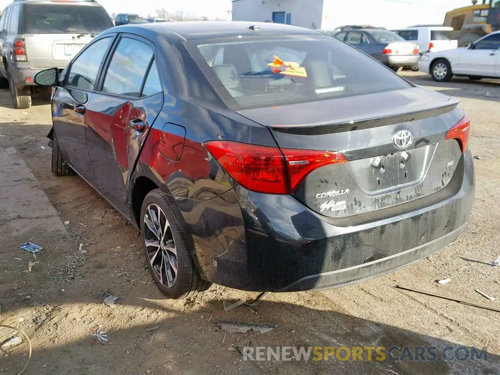 3 Photograph of a damaged car 2T1BURHE3KC175997 TOYOTA COROLLA 2019