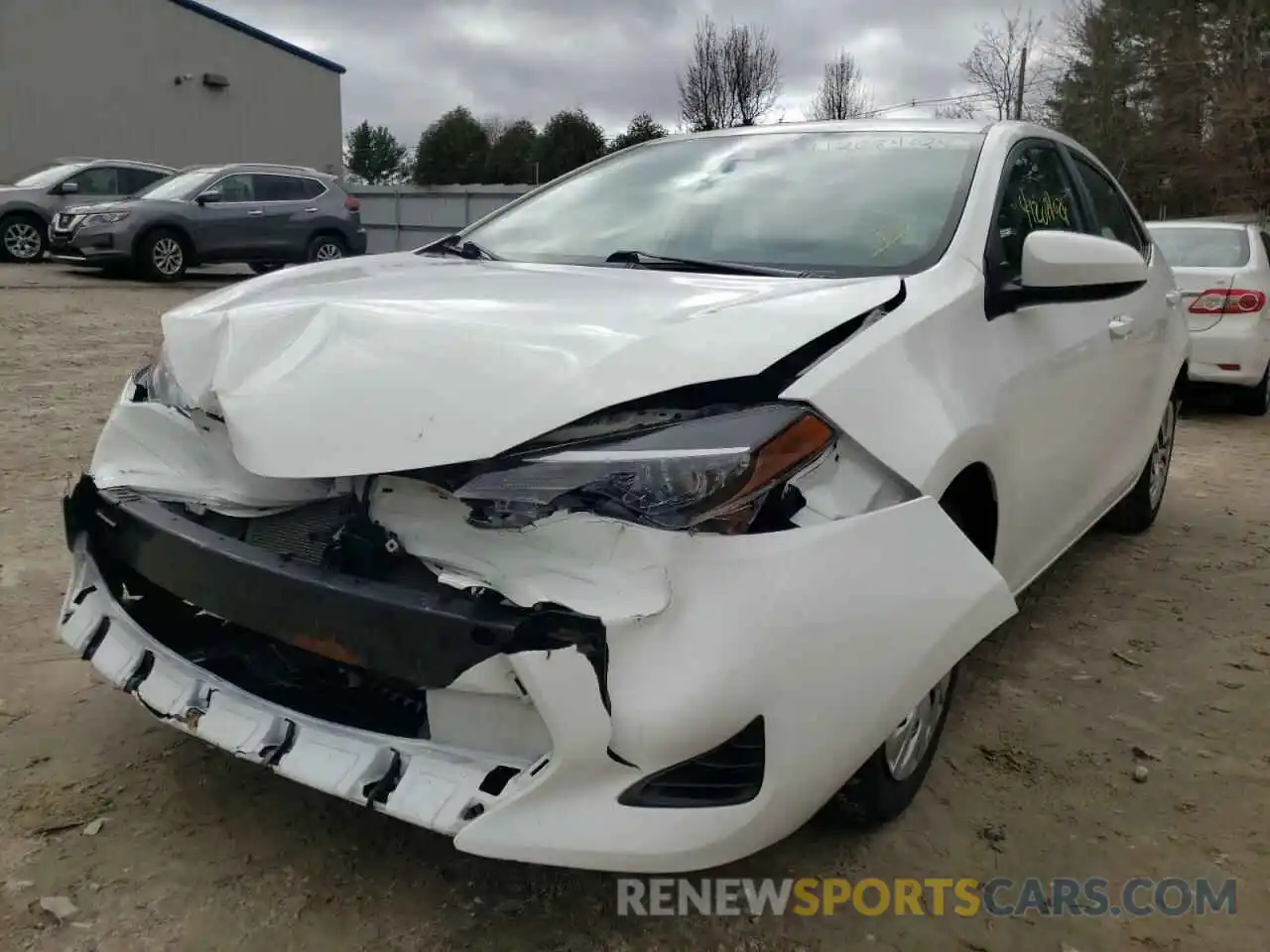 2 Photograph of a damaged car 2T1BURHE3KC176146 TOYOTA COROLLA 2019