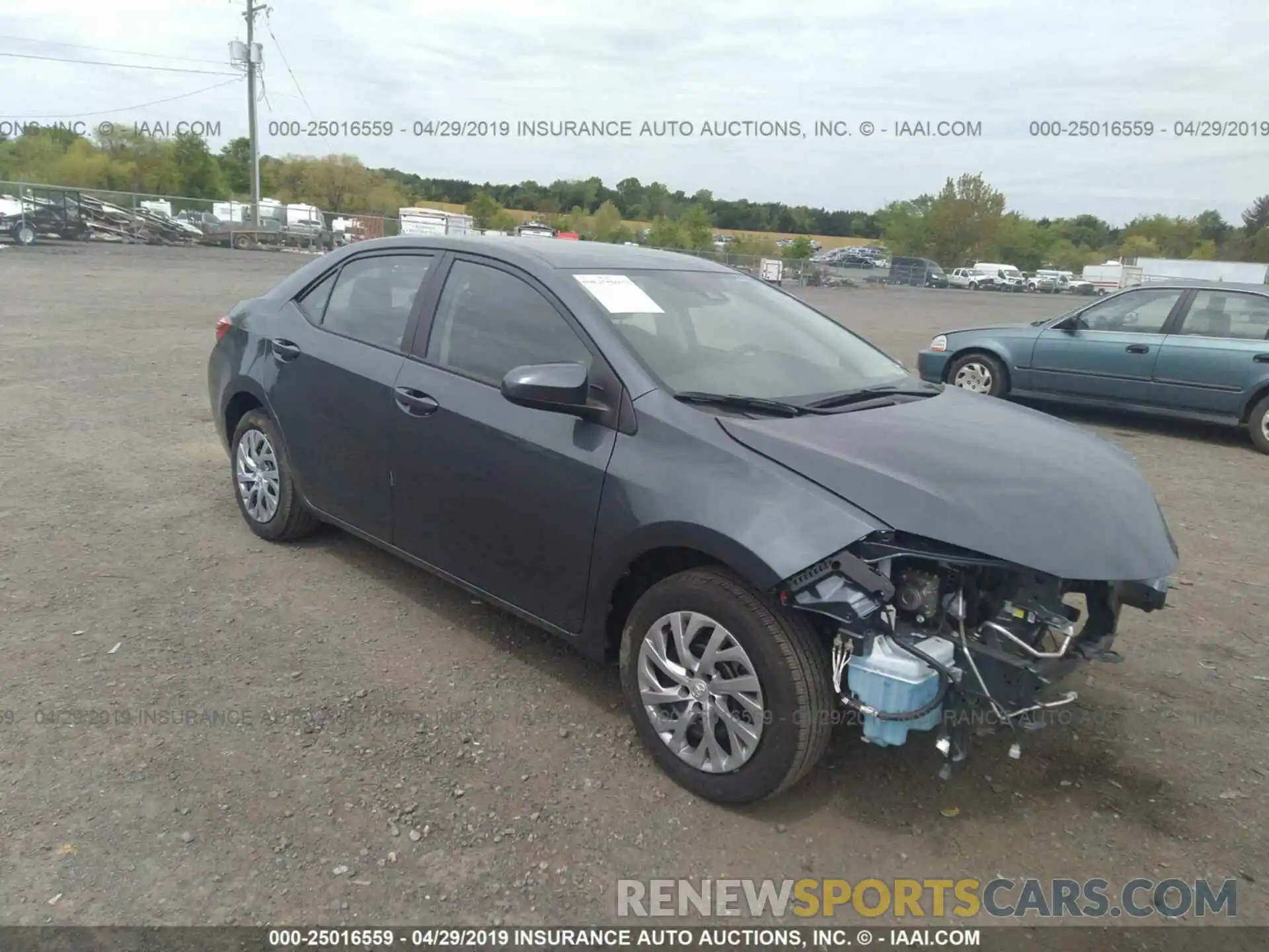 1 Photograph of a damaged car 2T1BURHE3KC176163 TOYOTA COROLLA 2019