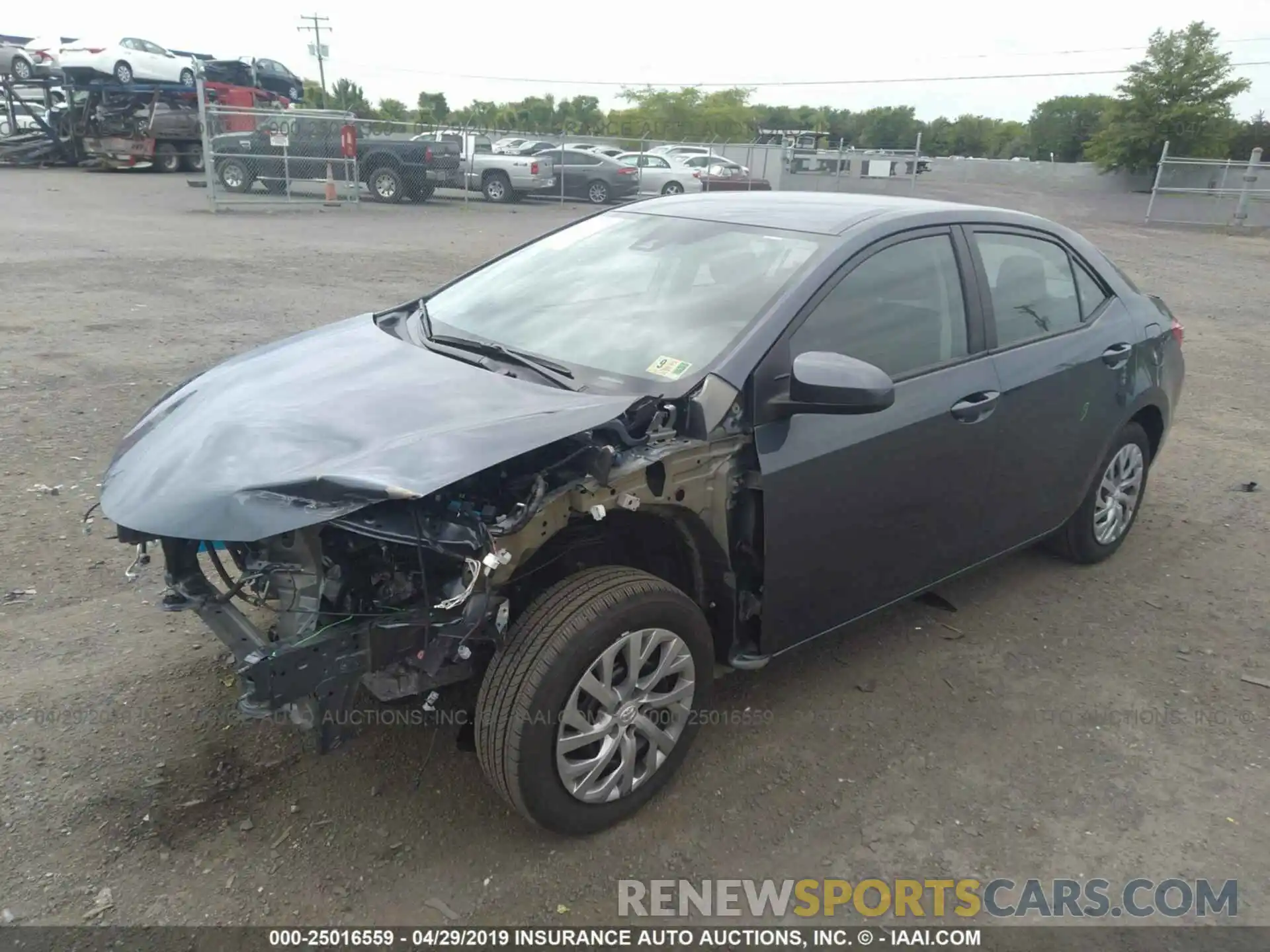 2 Photograph of a damaged car 2T1BURHE3KC176163 TOYOTA COROLLA 2019