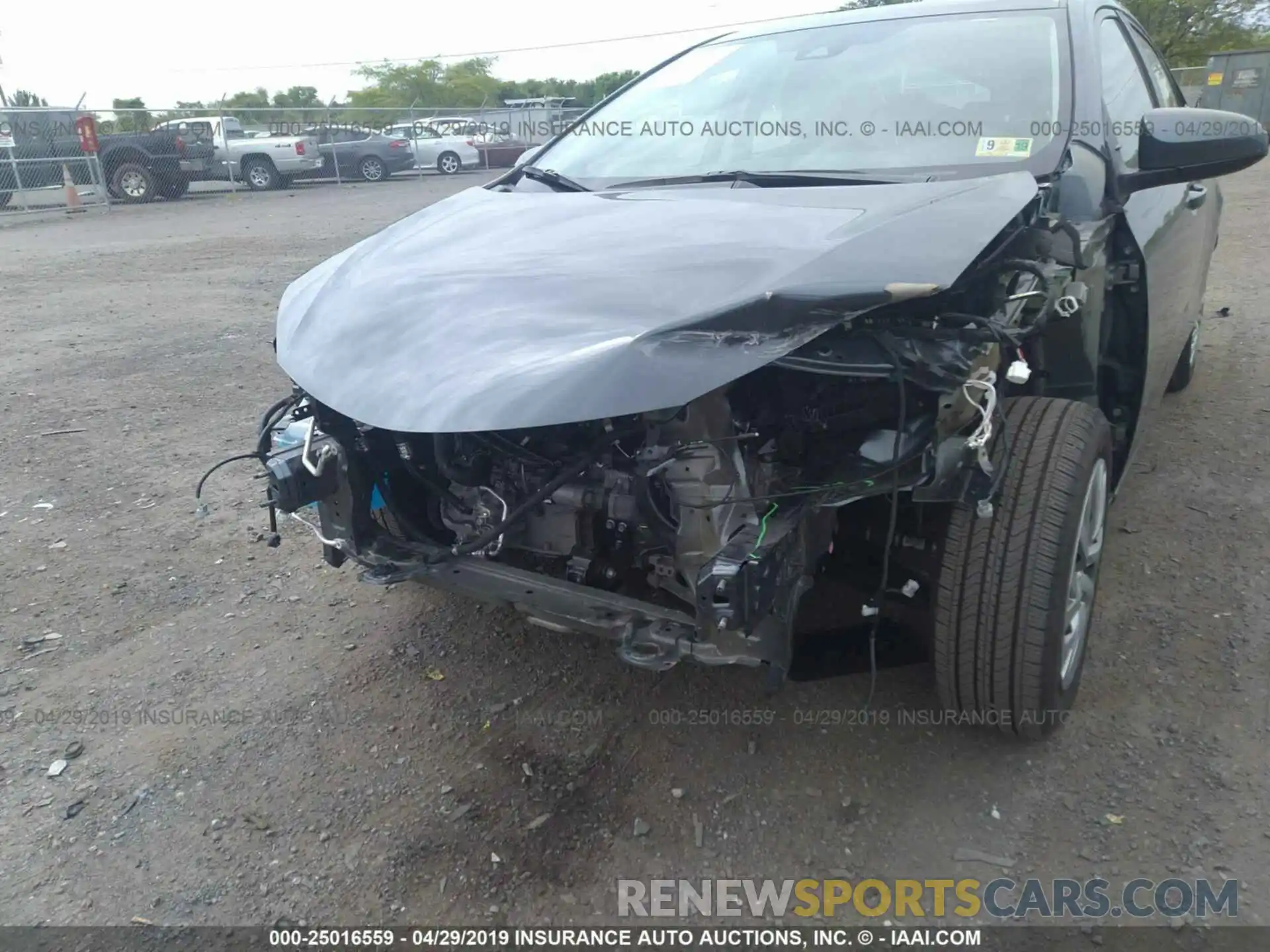 6 Photograph of a damaged car 2T1BURHE3KC176163 TOYOTA COROLLA 2019