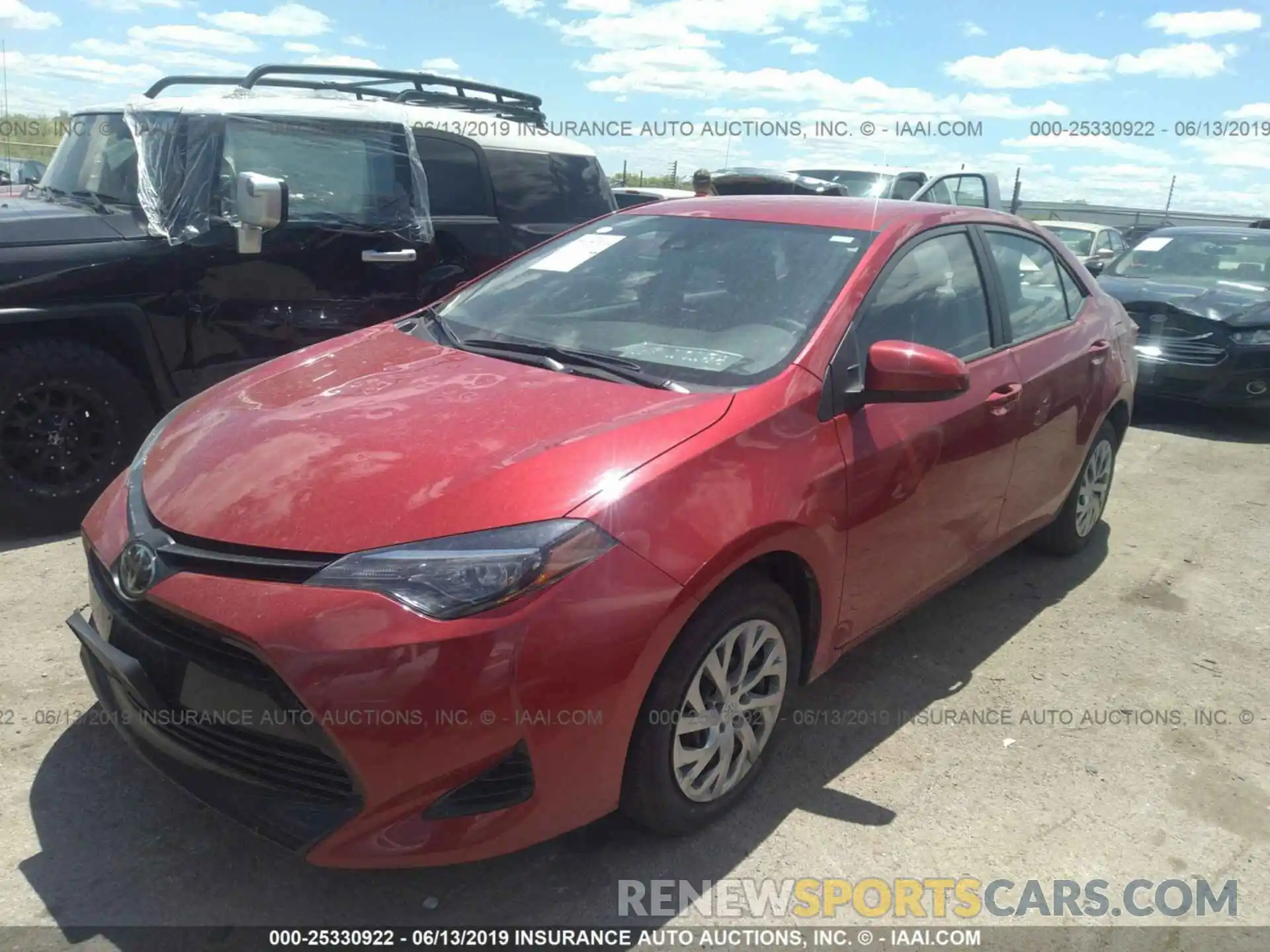 2 Photograph of a damaged car 2T1BURHE3KC176681 TOYOTA COROLLA 2019