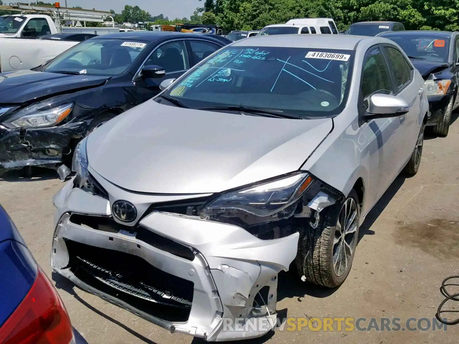 2 Photograph of a damaged car 2T1BURHE3KC176812 TOYOTA COROLLA 2019