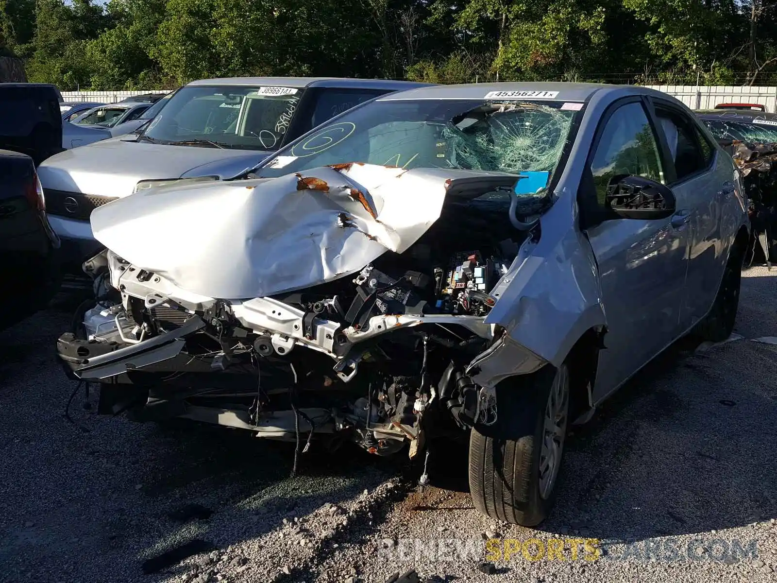 2 Photograph of a damaged car 2T1BURHE3KC177197 TOYOTA COROLLA 2019