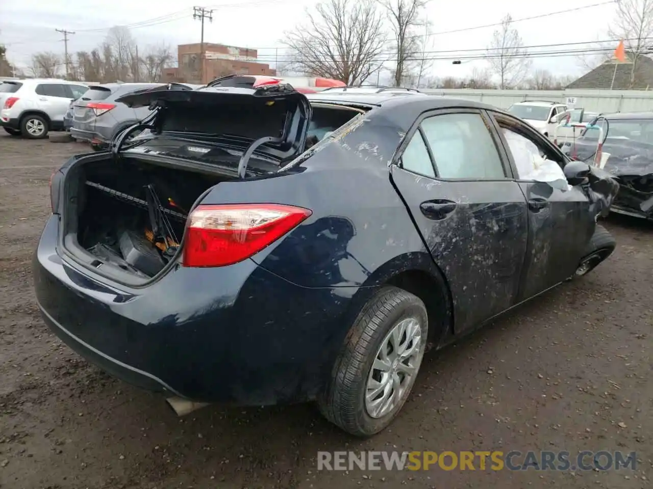 4 Photograph of a damaged car 2T1BURHE3KC177300 TOYOTA COROLLA 2019