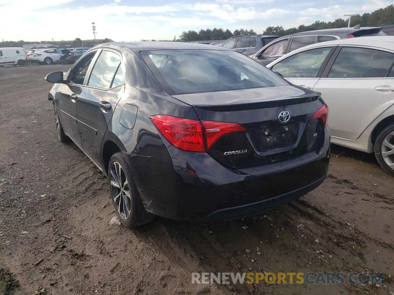 3 Photograph of a damaged car 2T1BURHE3KC177636 TOYOTA COROLLA 2019