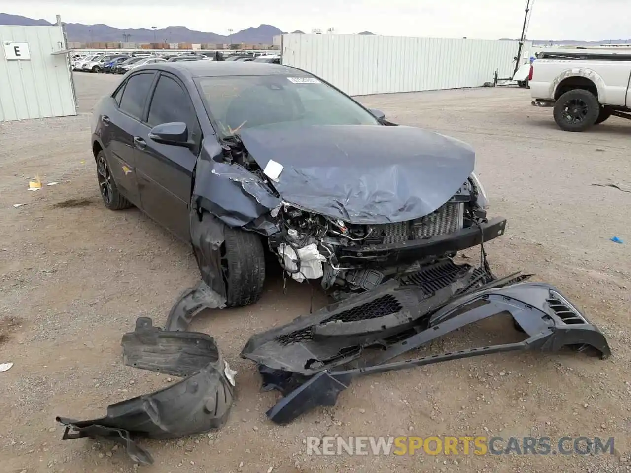 1 Photograph of a damaged car 2T1BURHE3KC178107 TOYOTA COROLLA 2019