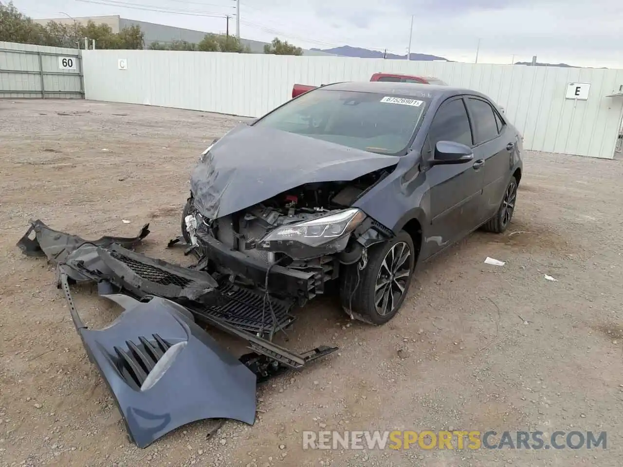 2 Photograph of a damaged car 2T1BURHE3KC178107 TOYOTA COROLLA 2019