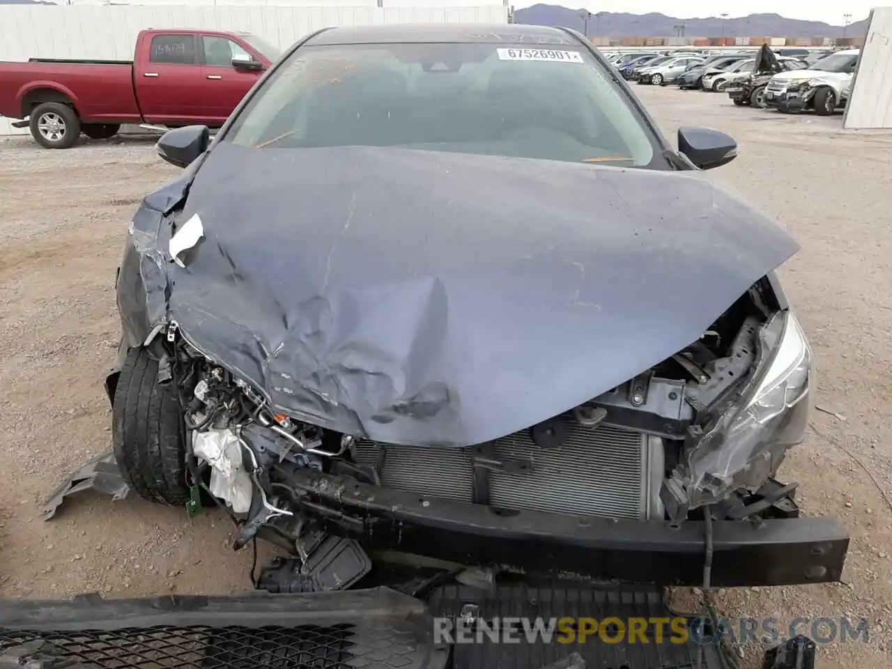 7 Photograph of a damaged car 2T1BURHE3KC178107 TOYOTA COROLLA 2019