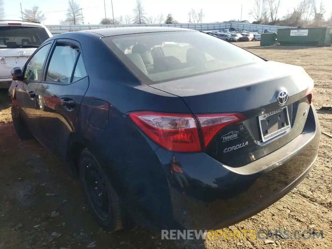 3 Photograph of a damaged car 2T1BURHE3KC178138 TOYOTA COROLLA 2019