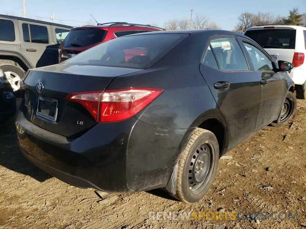 4 Photograph of a damaged car 2T1BURHE3KC178138 TOYOTA COROLLA 2019